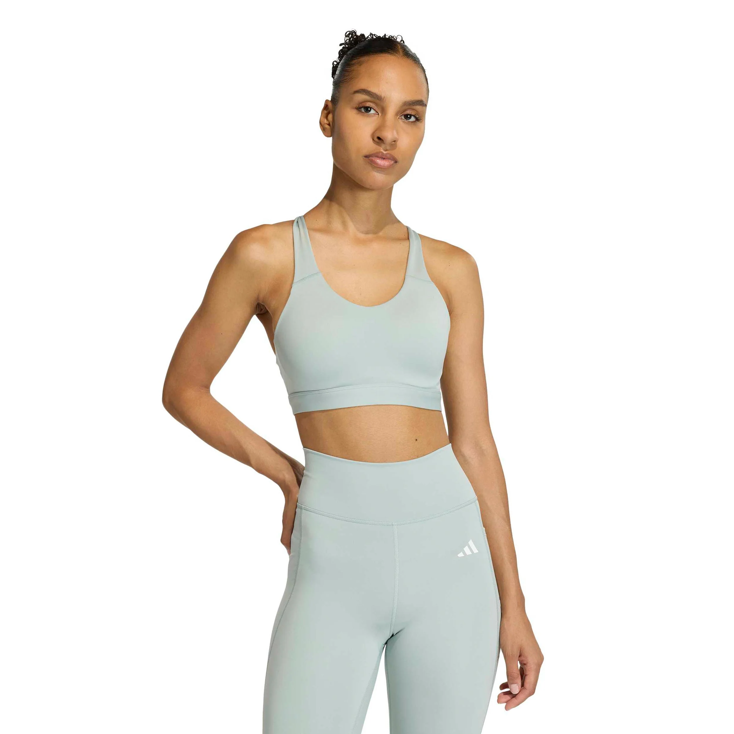 Optime Essentials High Support Sport-BH Damen - salbei - Image 3