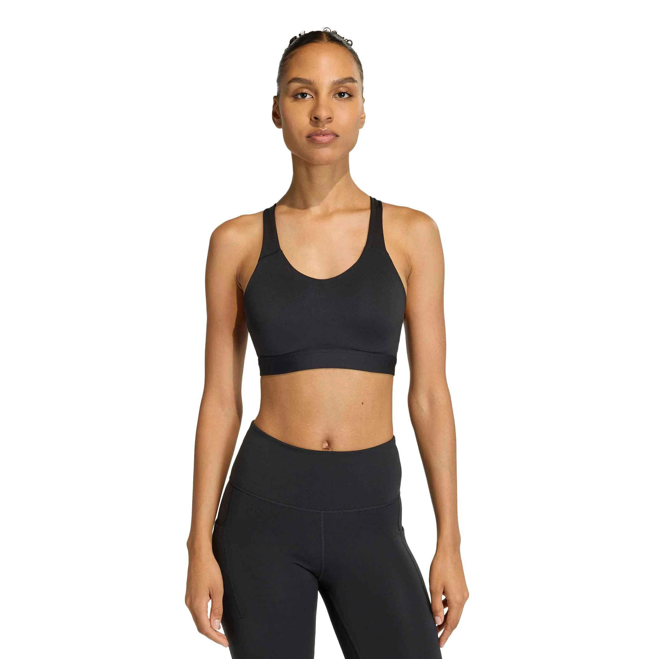 Optime Essentials High Support Sport-BH Damen - schwarz - Image 3
