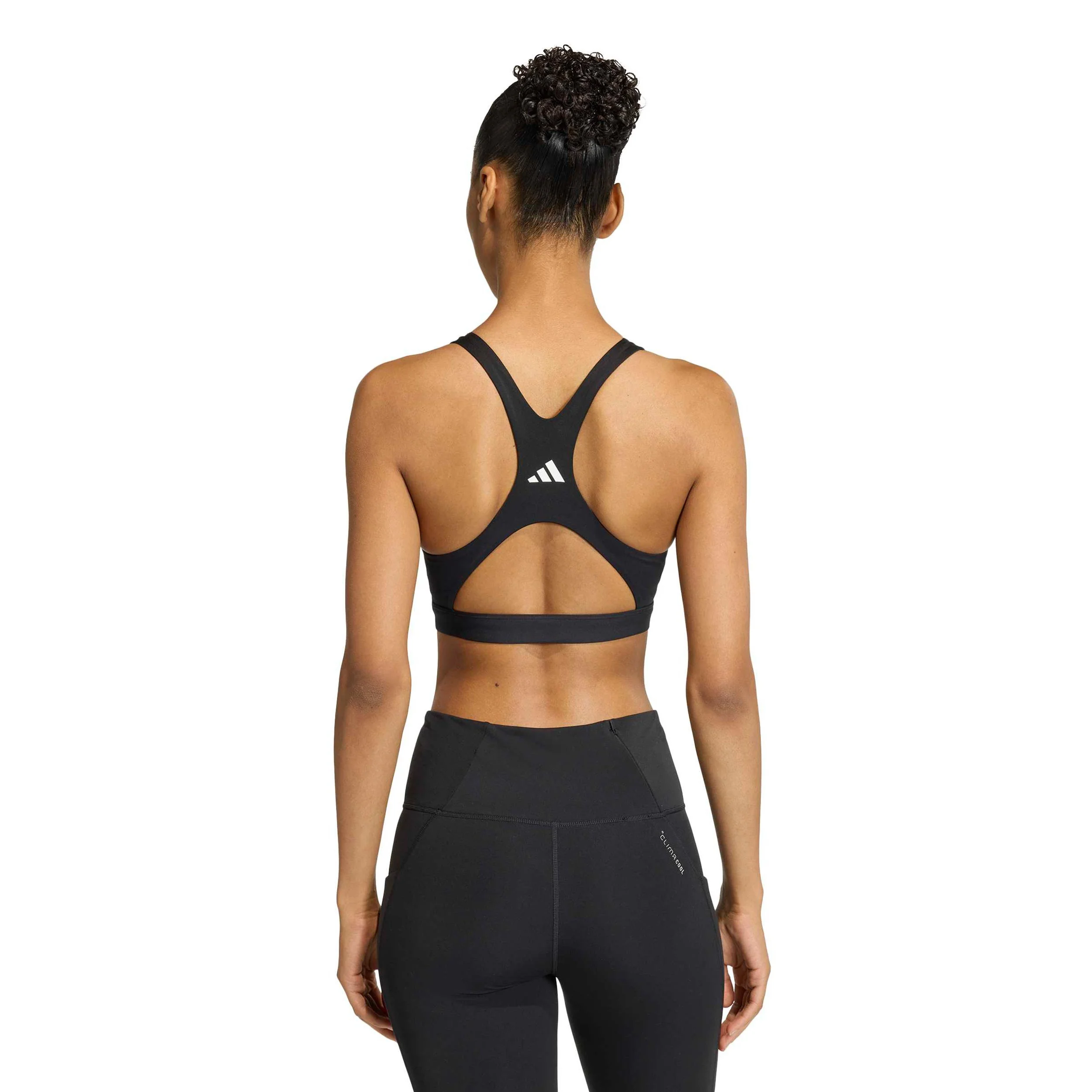 Optime Essentials High Support Sport-BH Damen - schwarz - Image 4