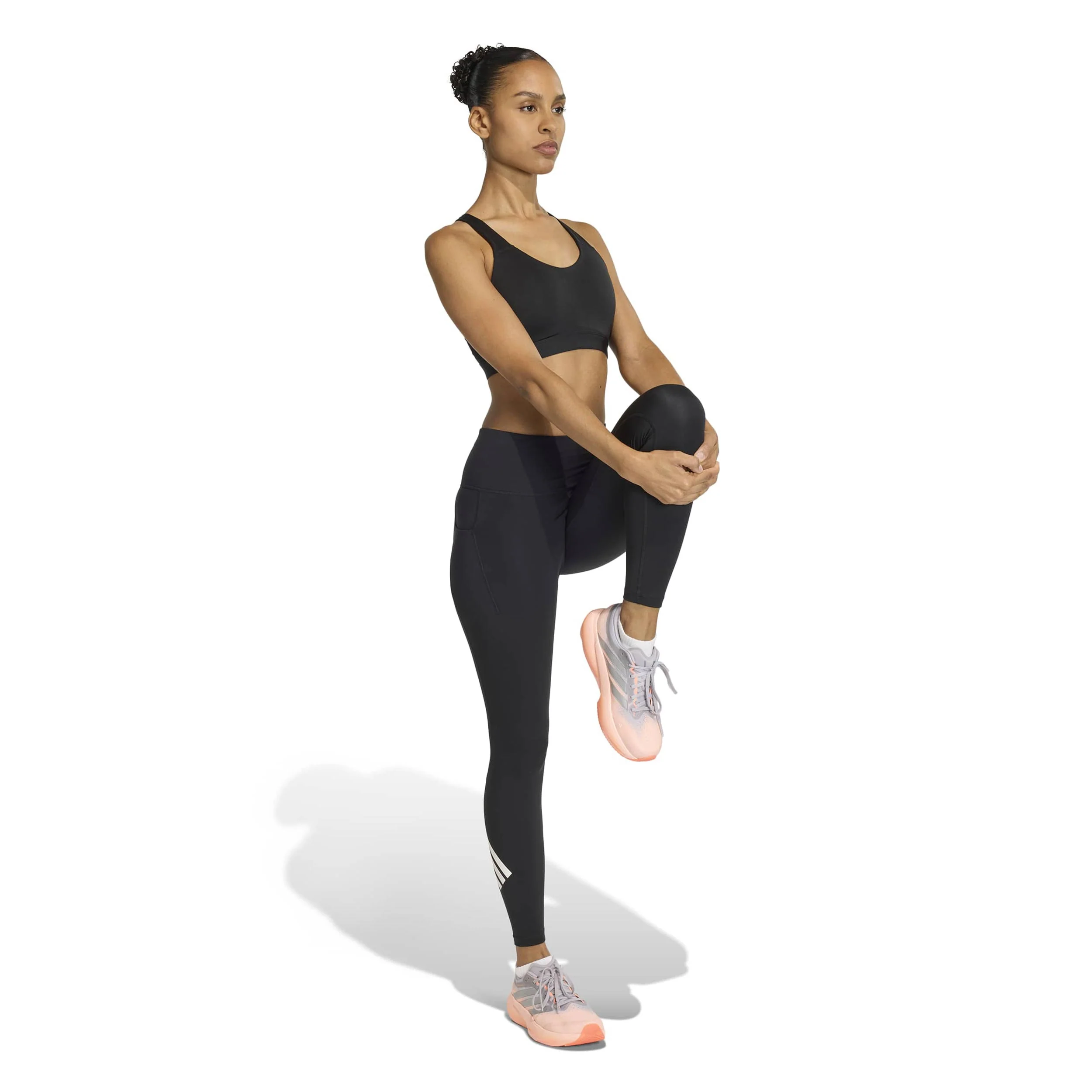 Optime Essentials High Support Sport-BH Damen - schwarz - Image 5