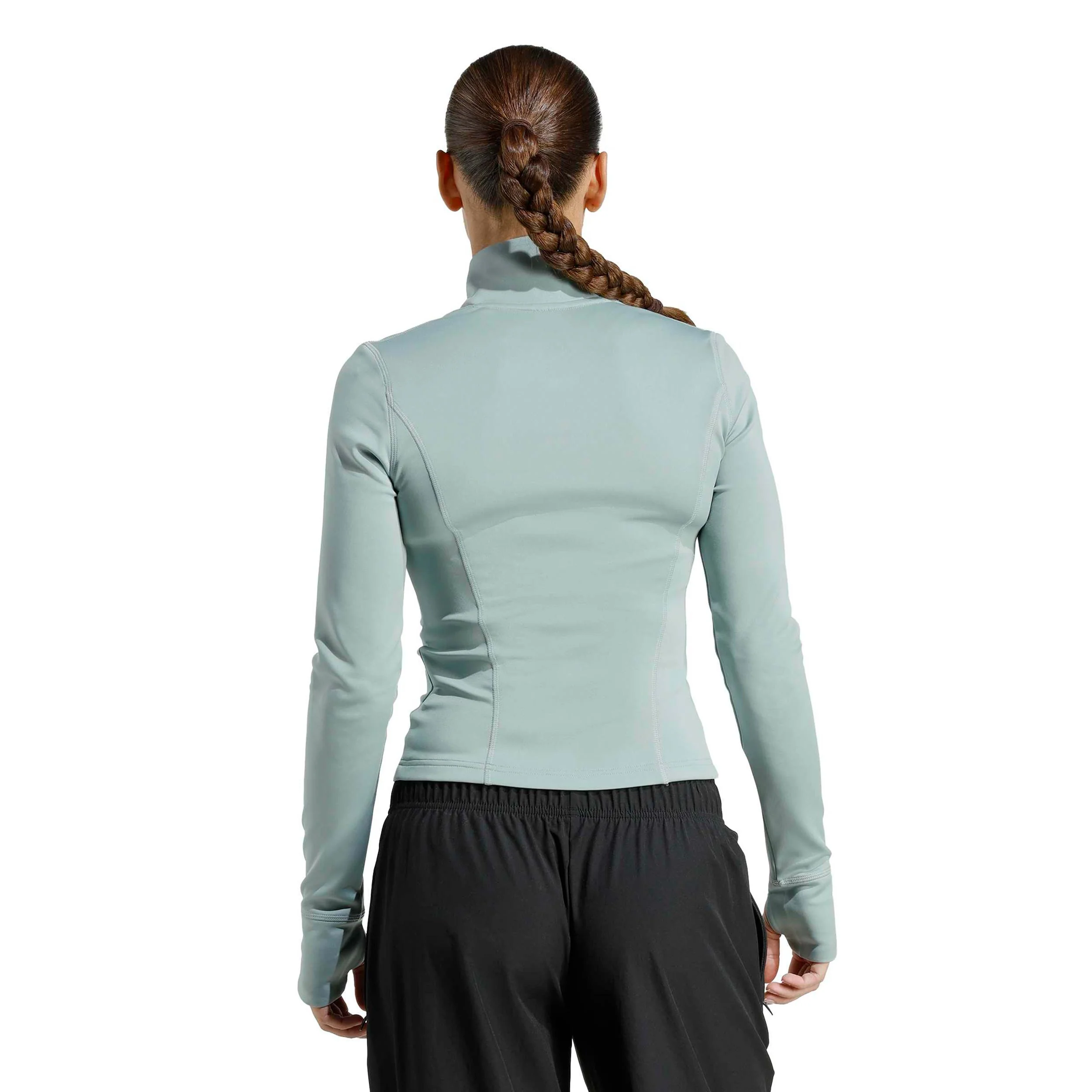 Optime Essentials Trainingsjacke Damen-salbei - Image 3