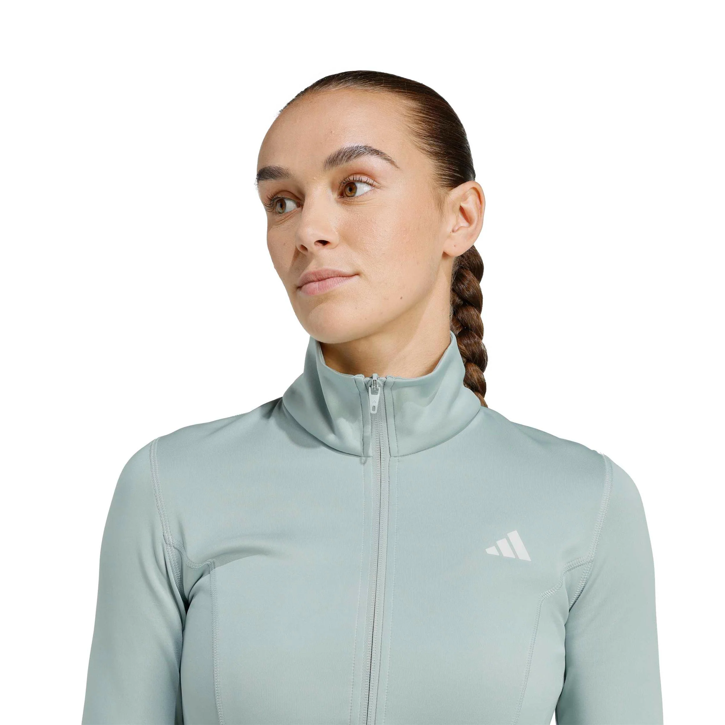 Optime Essentials Trainingsjacke Damen-salbei - Image 5