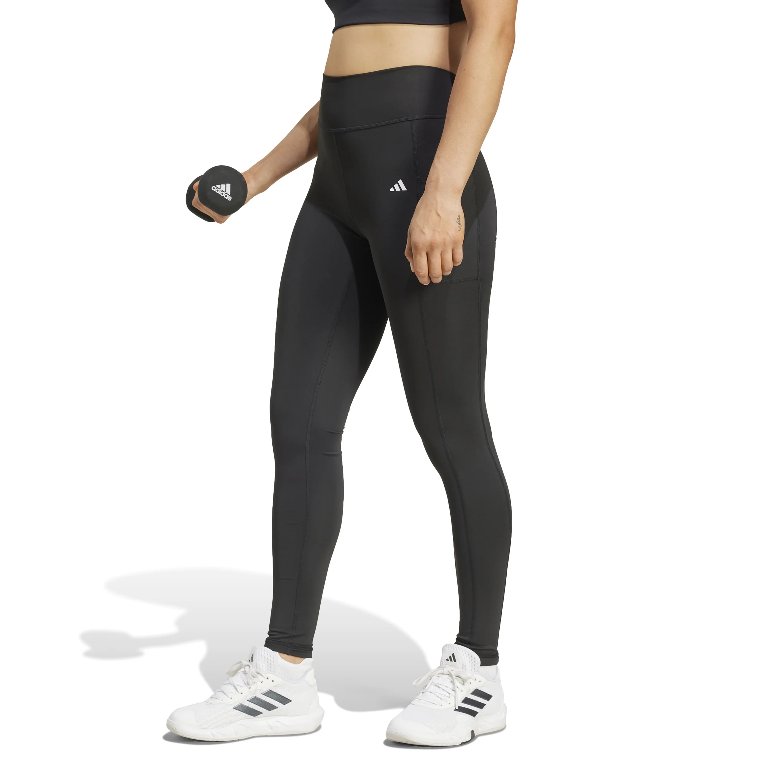 Optime High Rise Tight Damen-Schwarz - Image 2