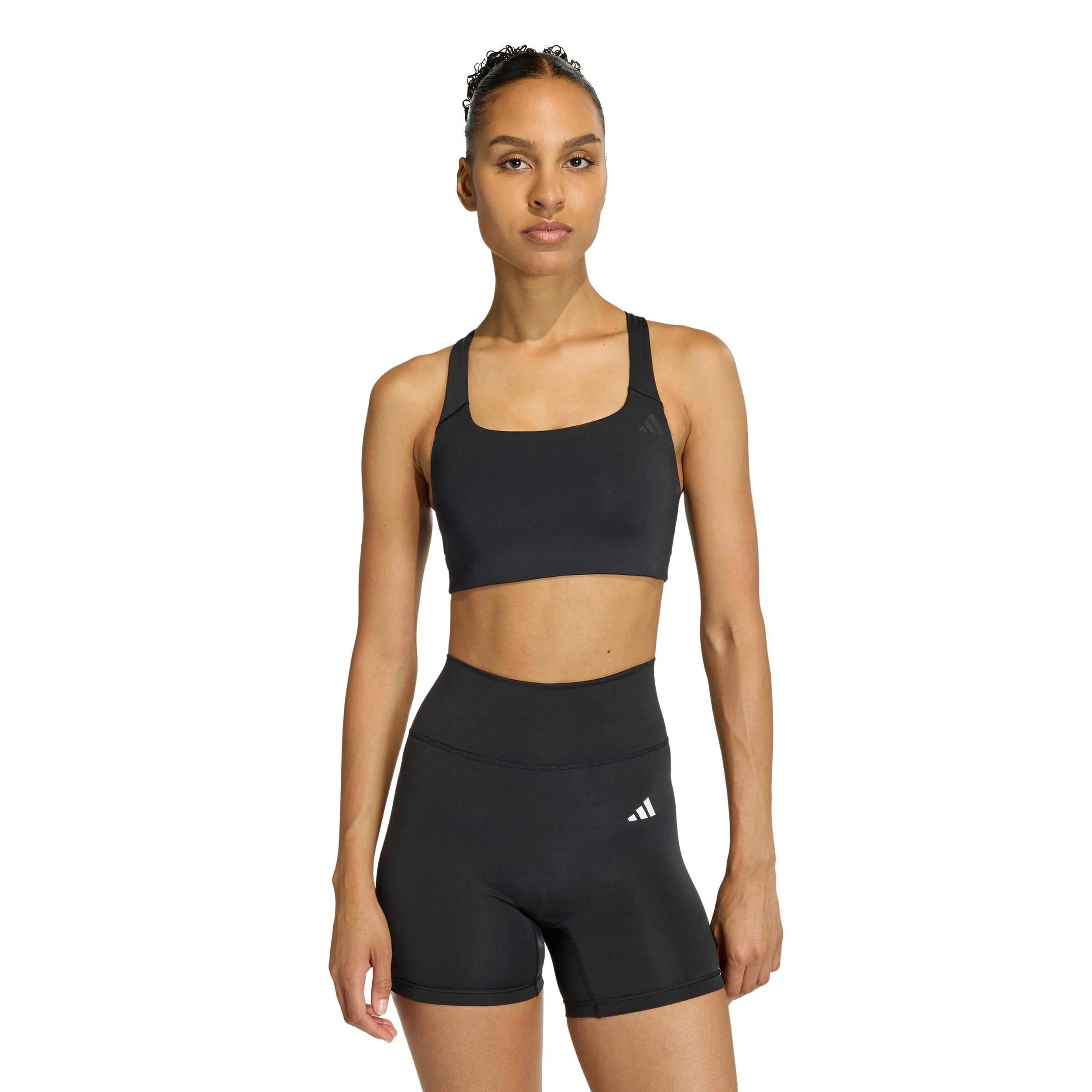 Optime Workout Medium Support Sport-BH Damen - schwarz - Image 3