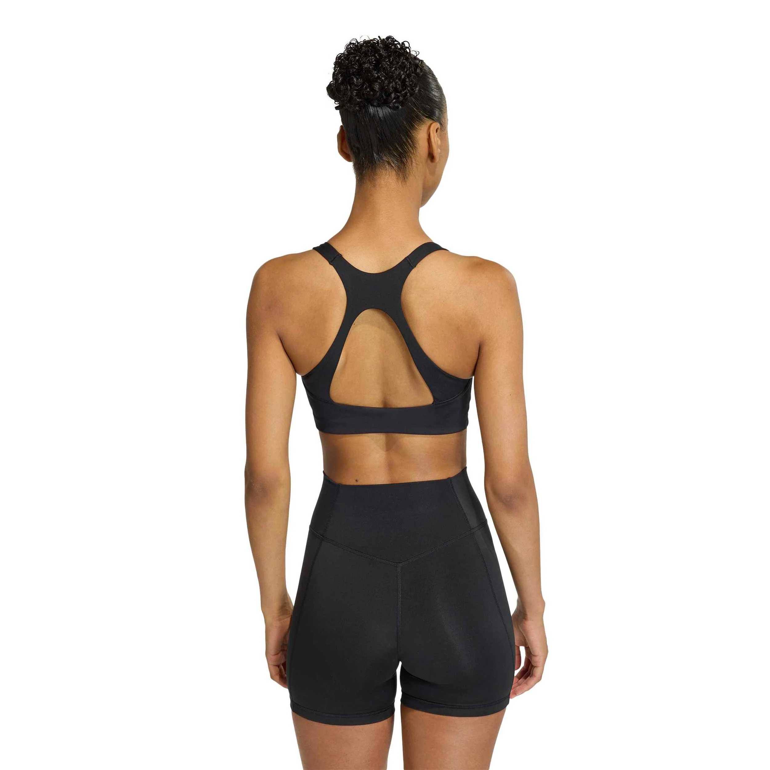 Optime Workout Medium Support Sport-BH Damen - schwarz - Image 4