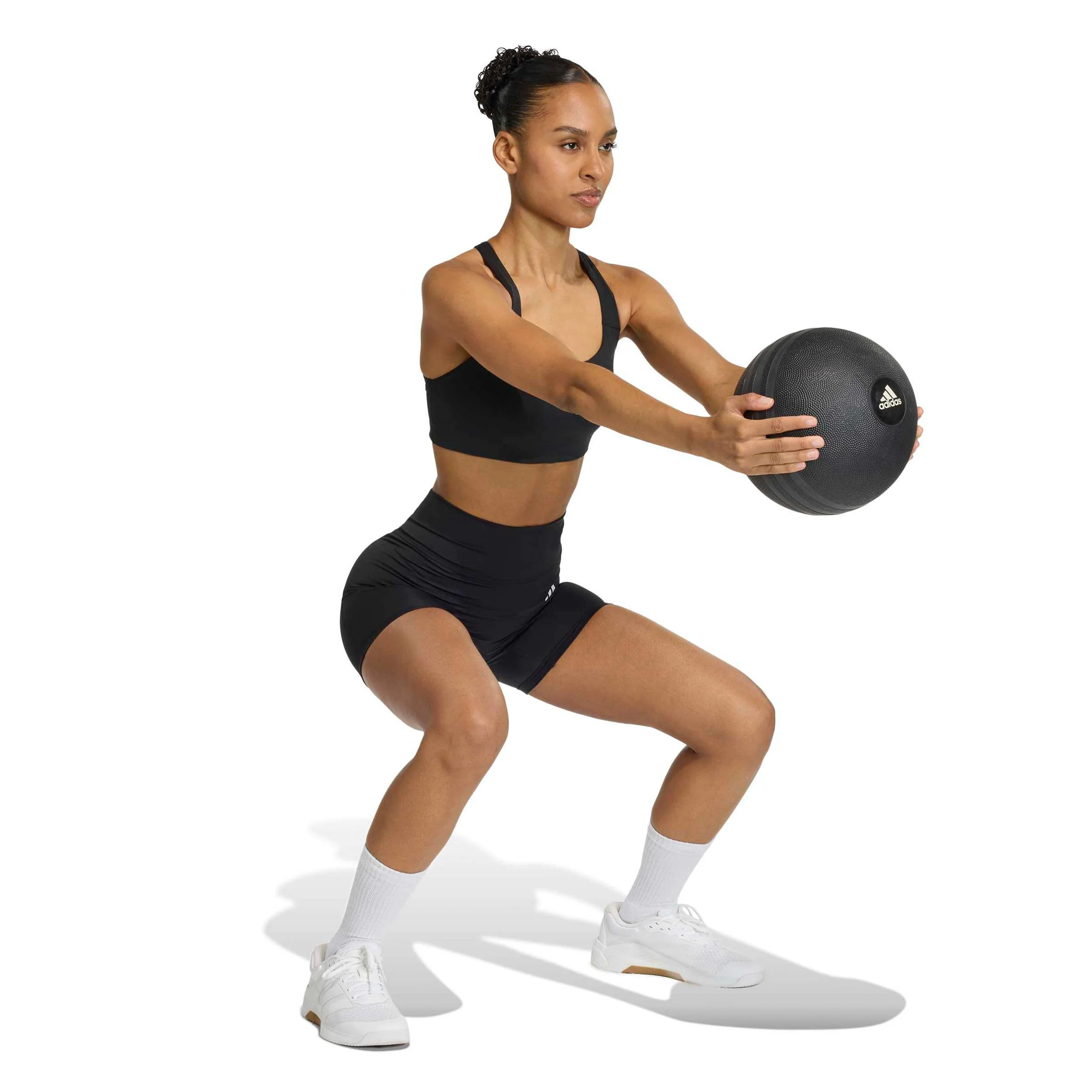Optime Workout Medium Support Sport-BH Damen - schwarz - Image 5