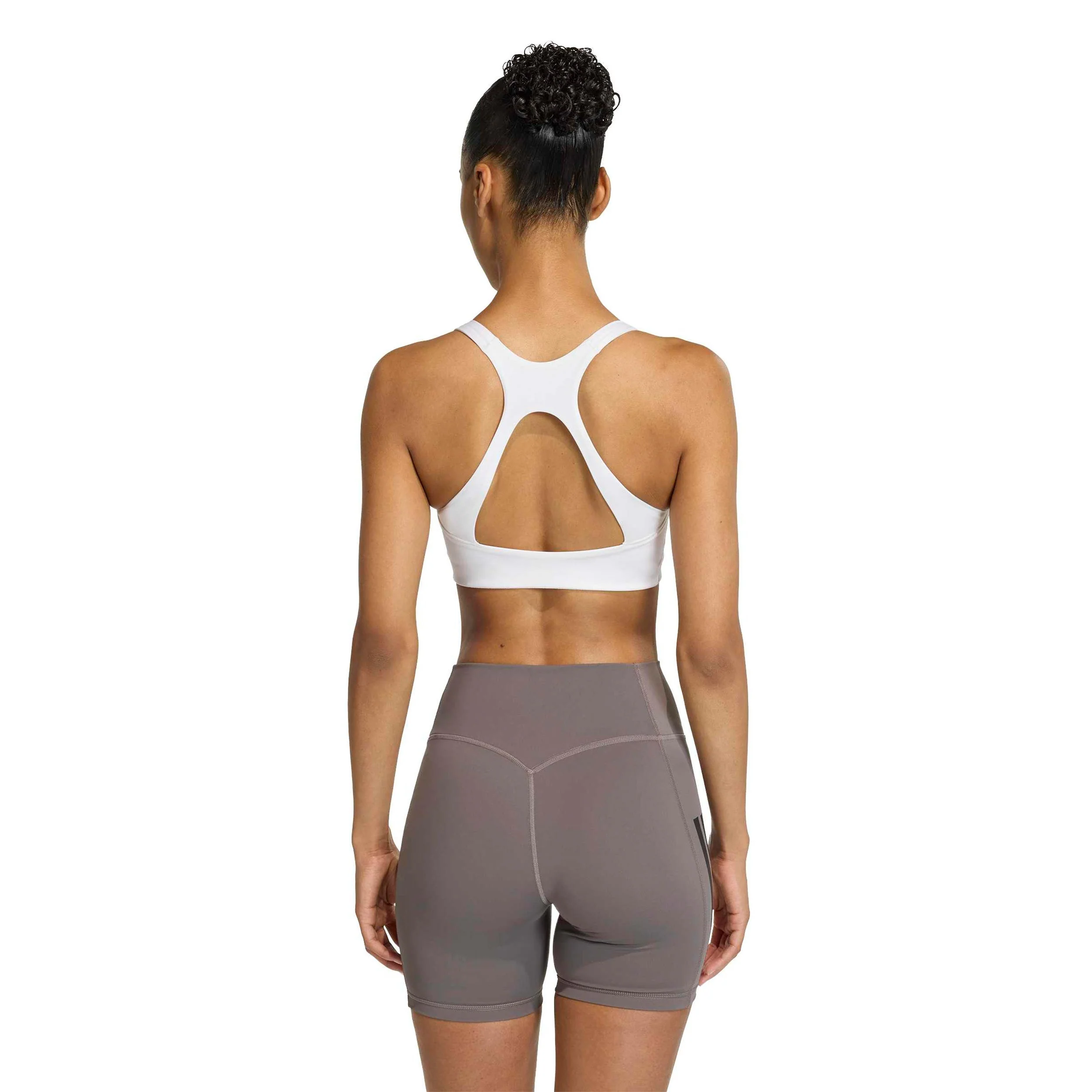 Optime Workout Medium Support Sport-BH Damen - weiß - Image 4