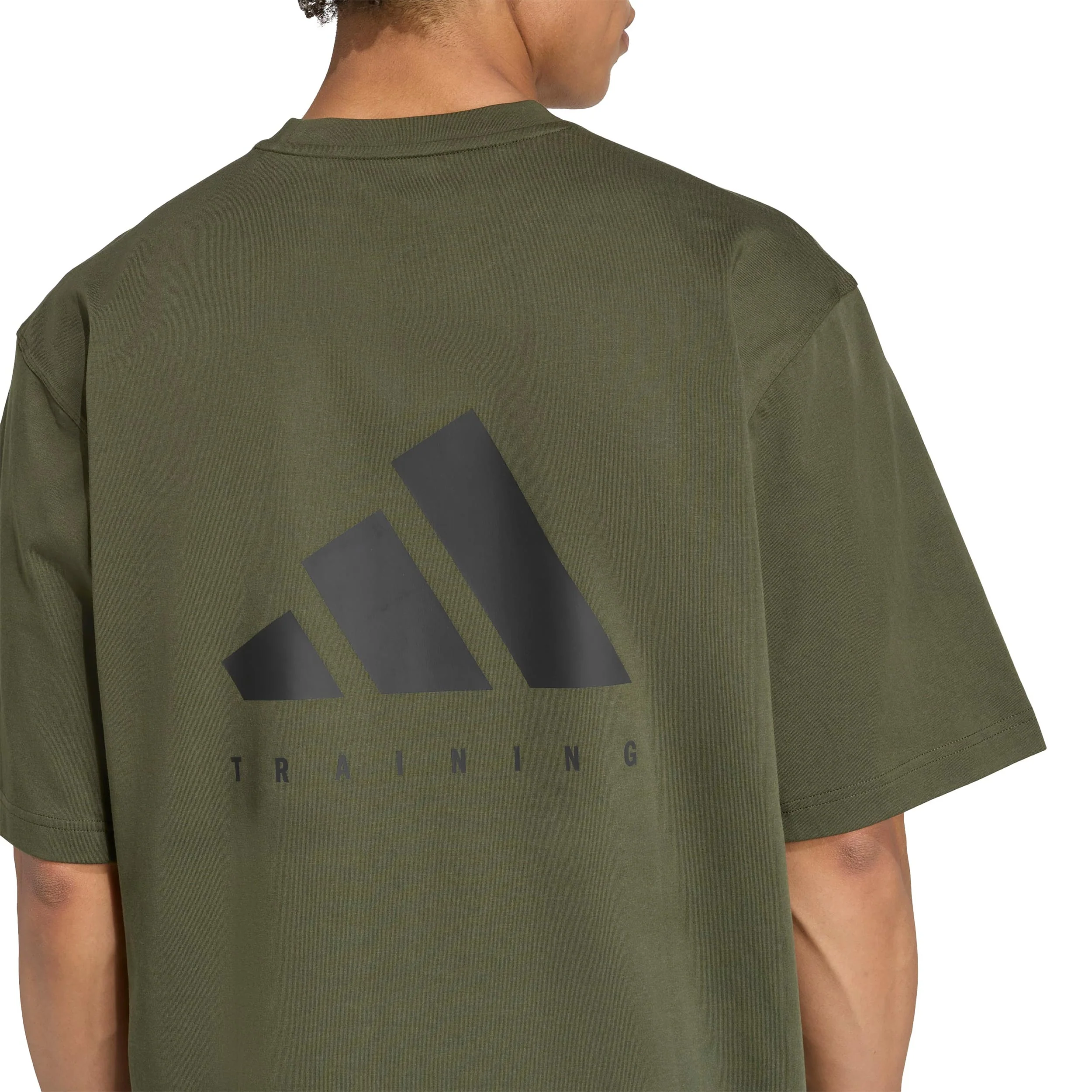 Oversize T-Shirt Herren-dunkelgrün - Image 5