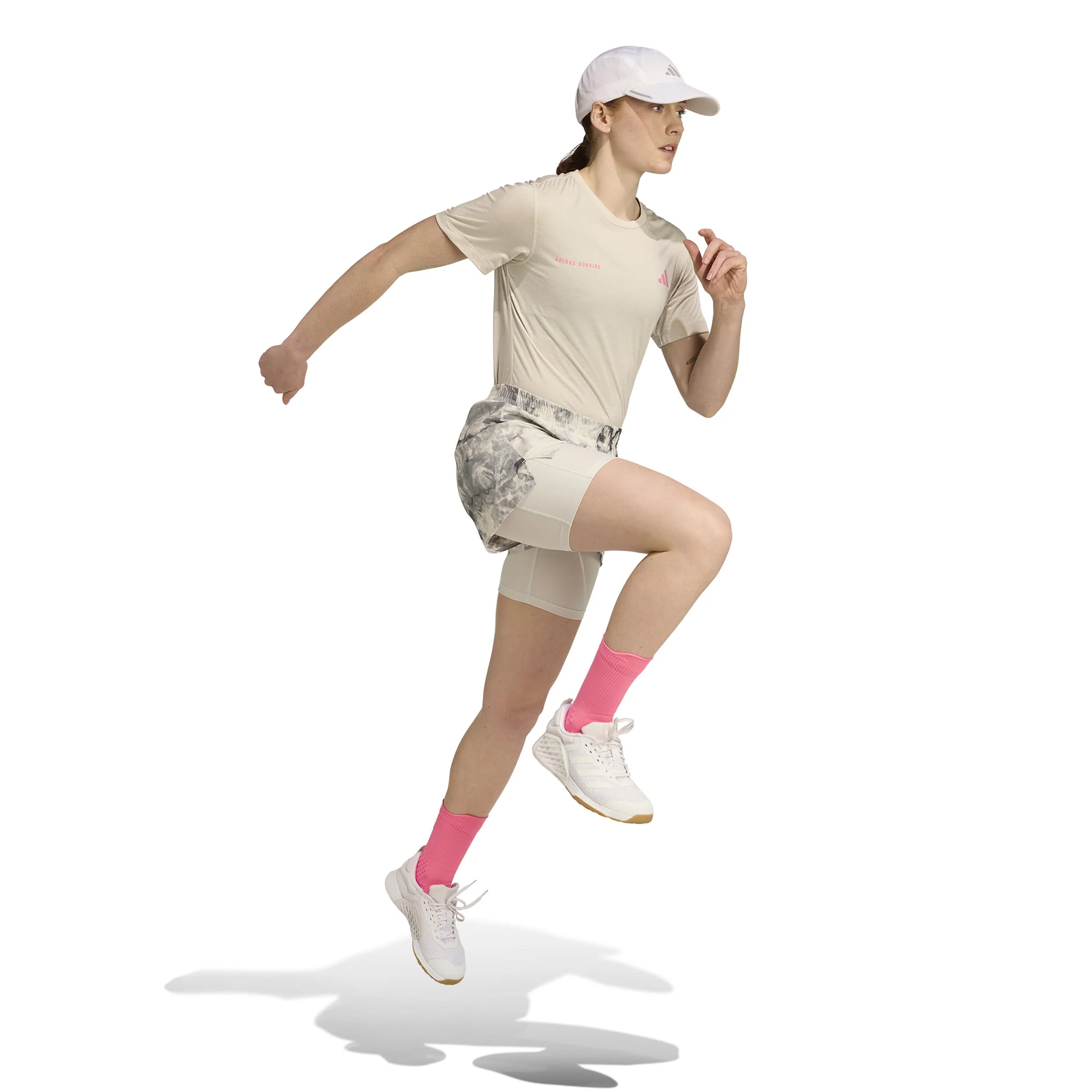 Own The Run 2in1 Laufshorts Damen-Grau,Schwarz - Image 4
