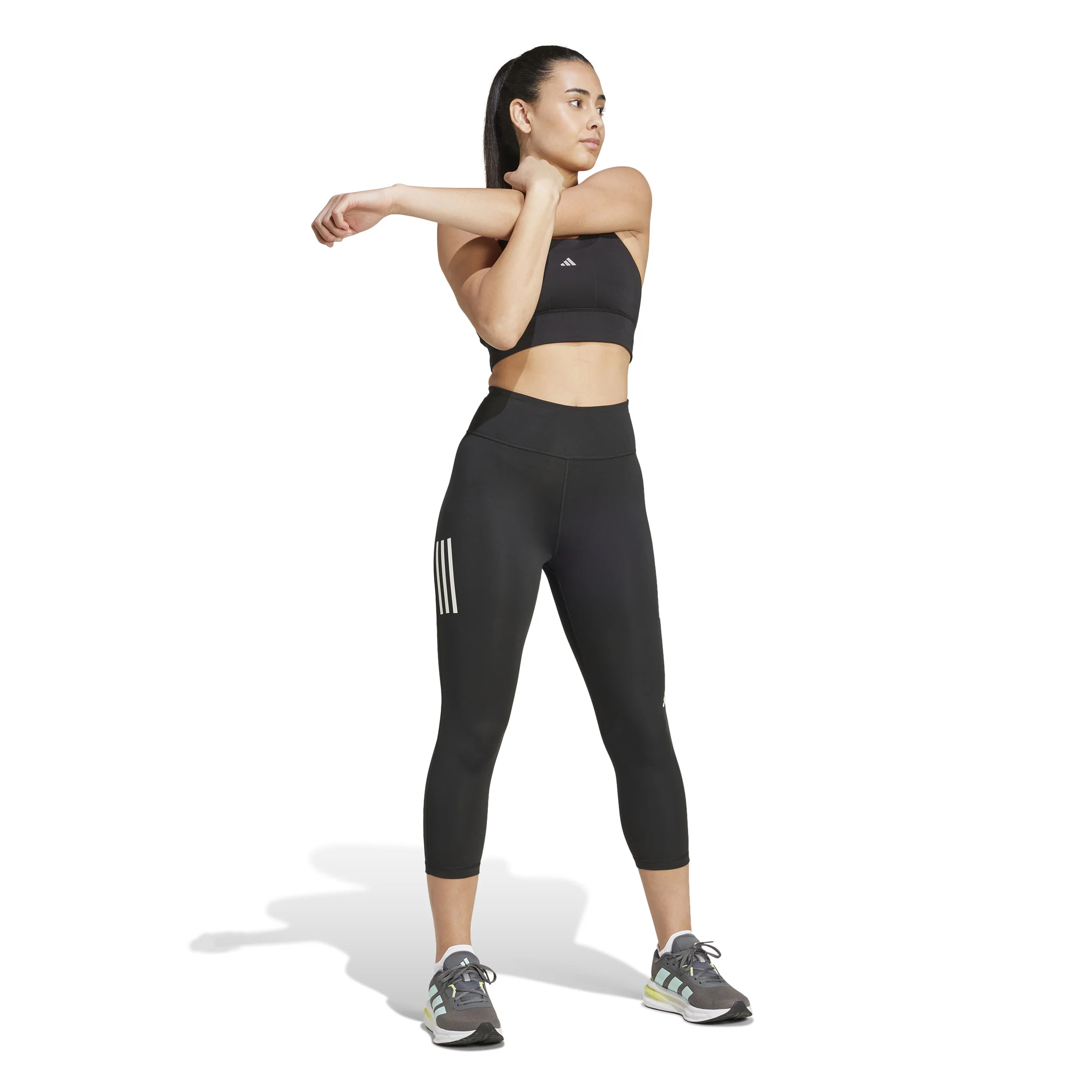 Own The Run 3/4 Lauftight Damen-Schwarz - Image 4