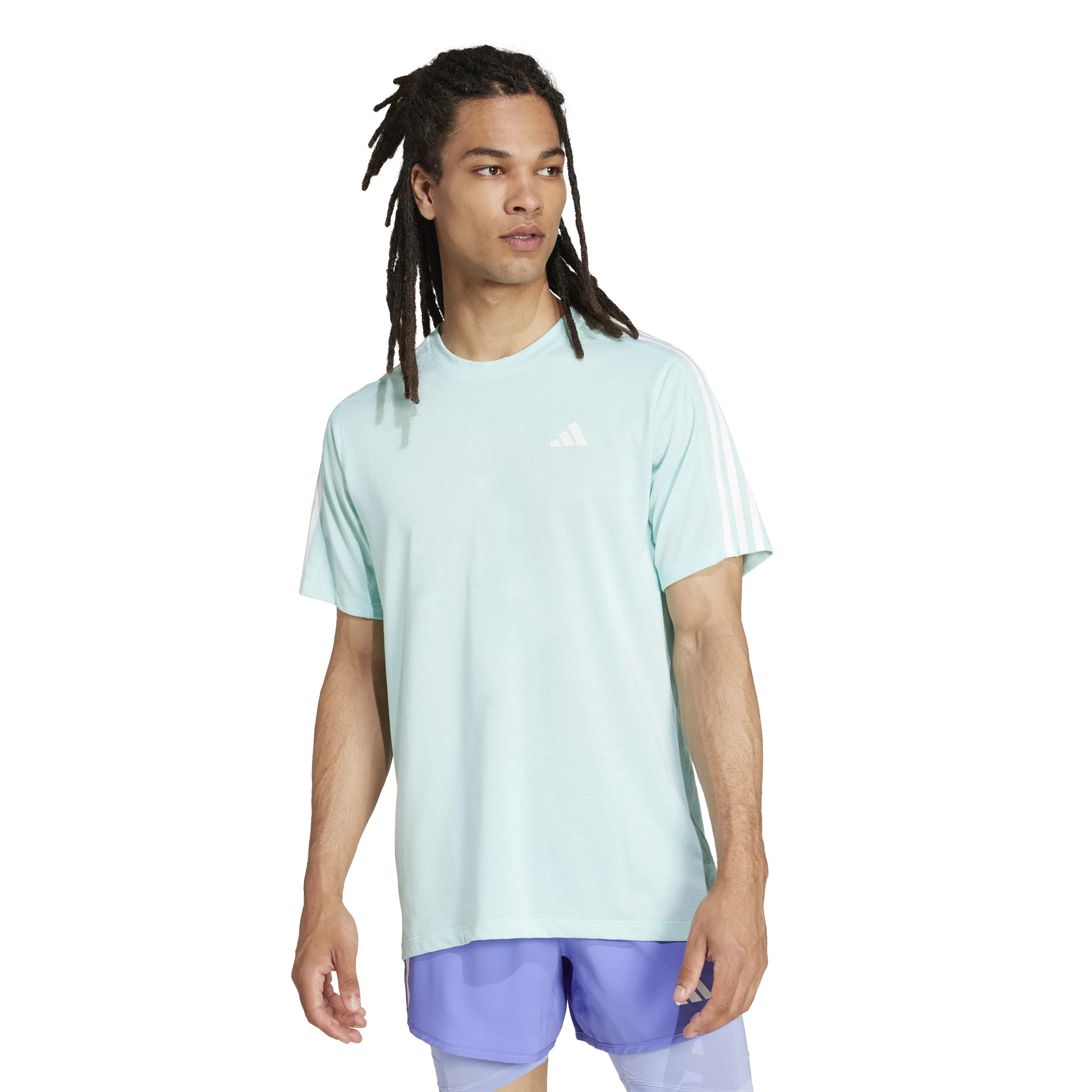 Own The Run 3S Laufshirt Herren-Grün - Image 2