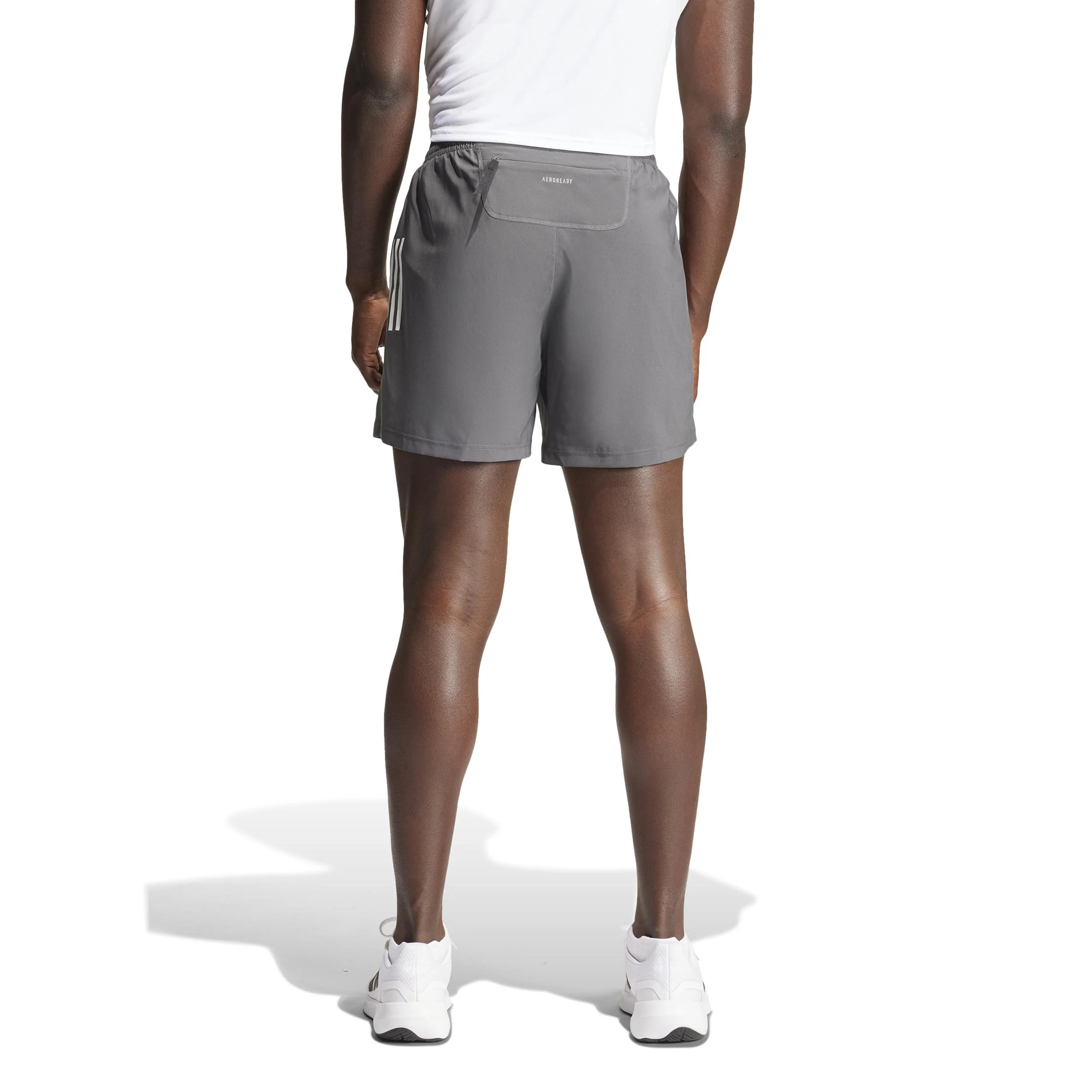 Own The Run 5in Laufshorts Herren-Grau - Image 3