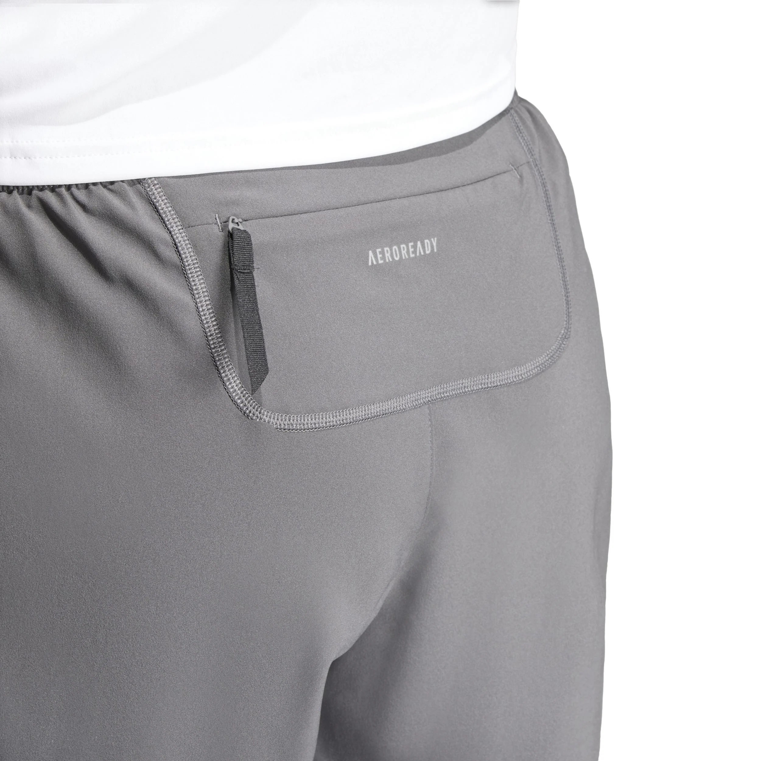 Own The Run 5in Laufshorts Herren-Grau - Image 5