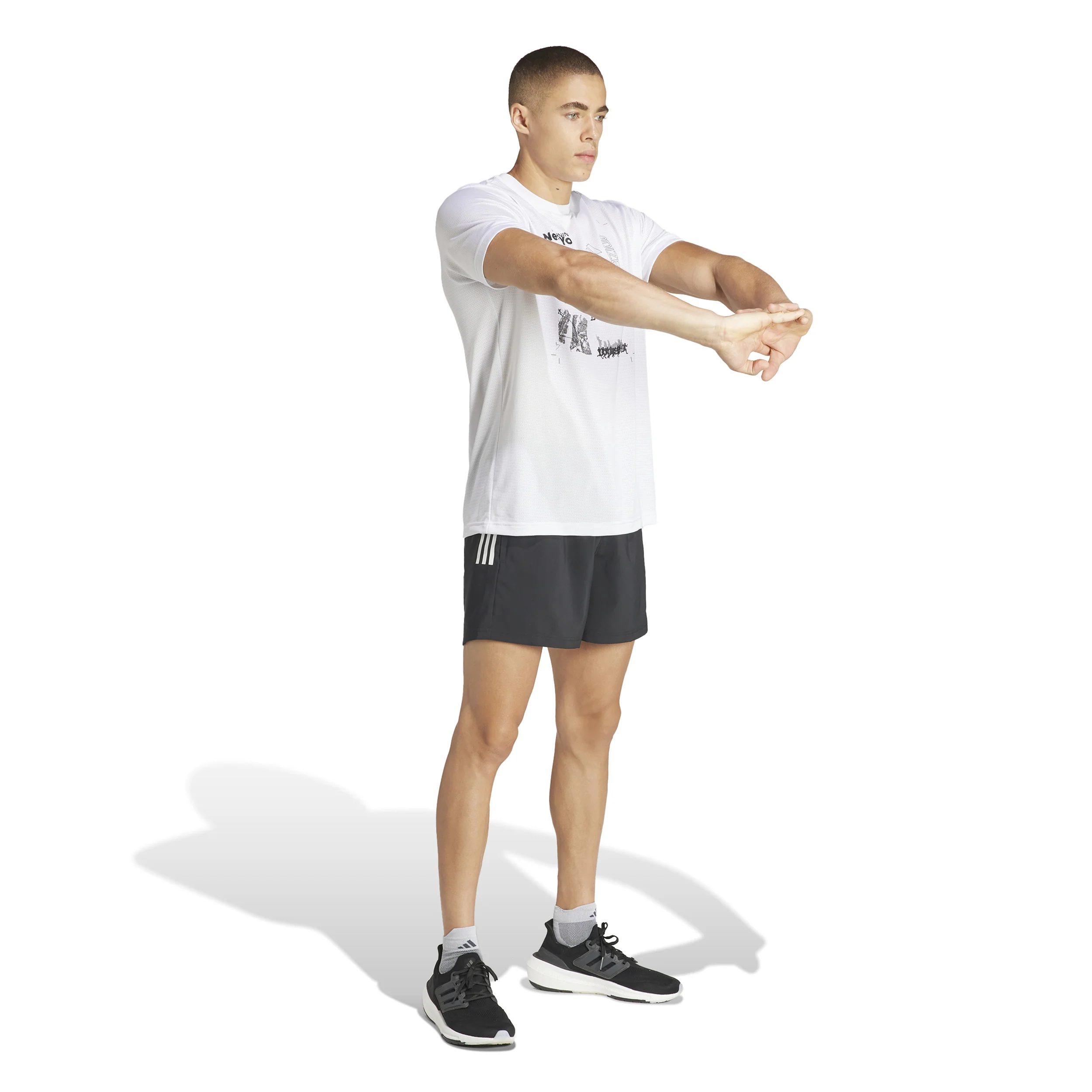 Own The Run 5in Laufshorts Herren-Schwarz,Weiß - Image 4