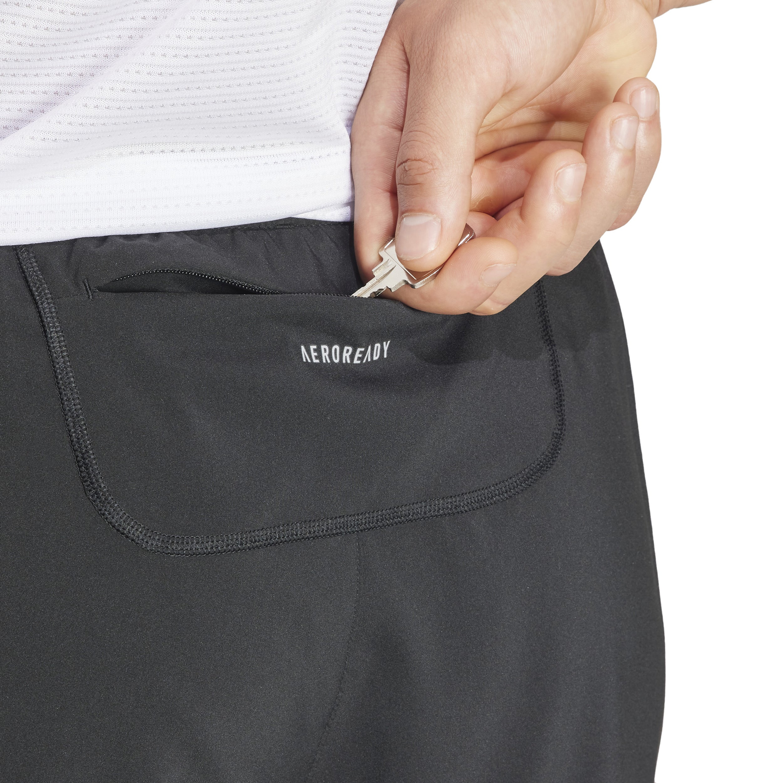 Own The Run 5in Laufshorts Herren-Schwarz,Weiß - Image 5