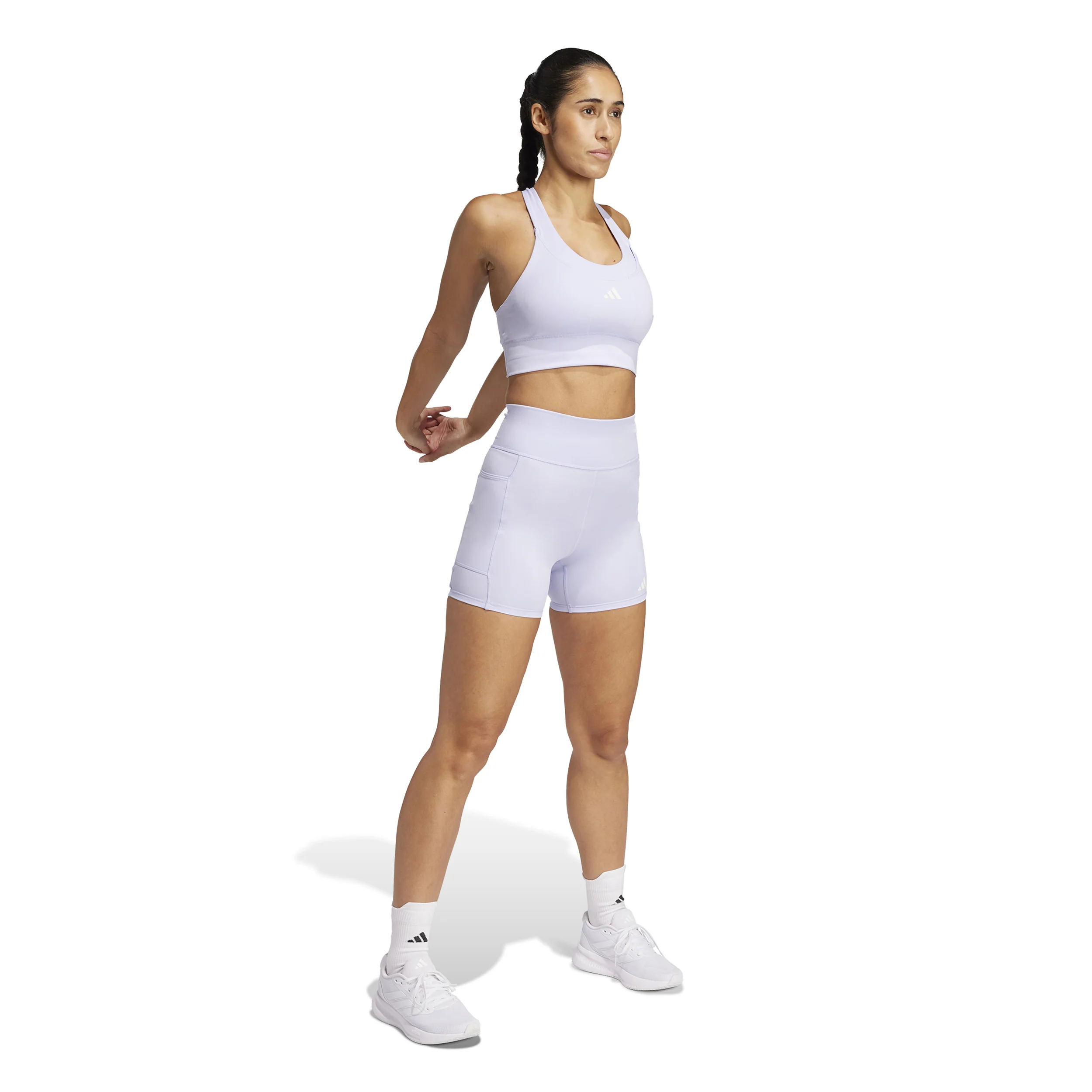 Own The Run 5in Lauftight Damen-Blaugrau - Image 4