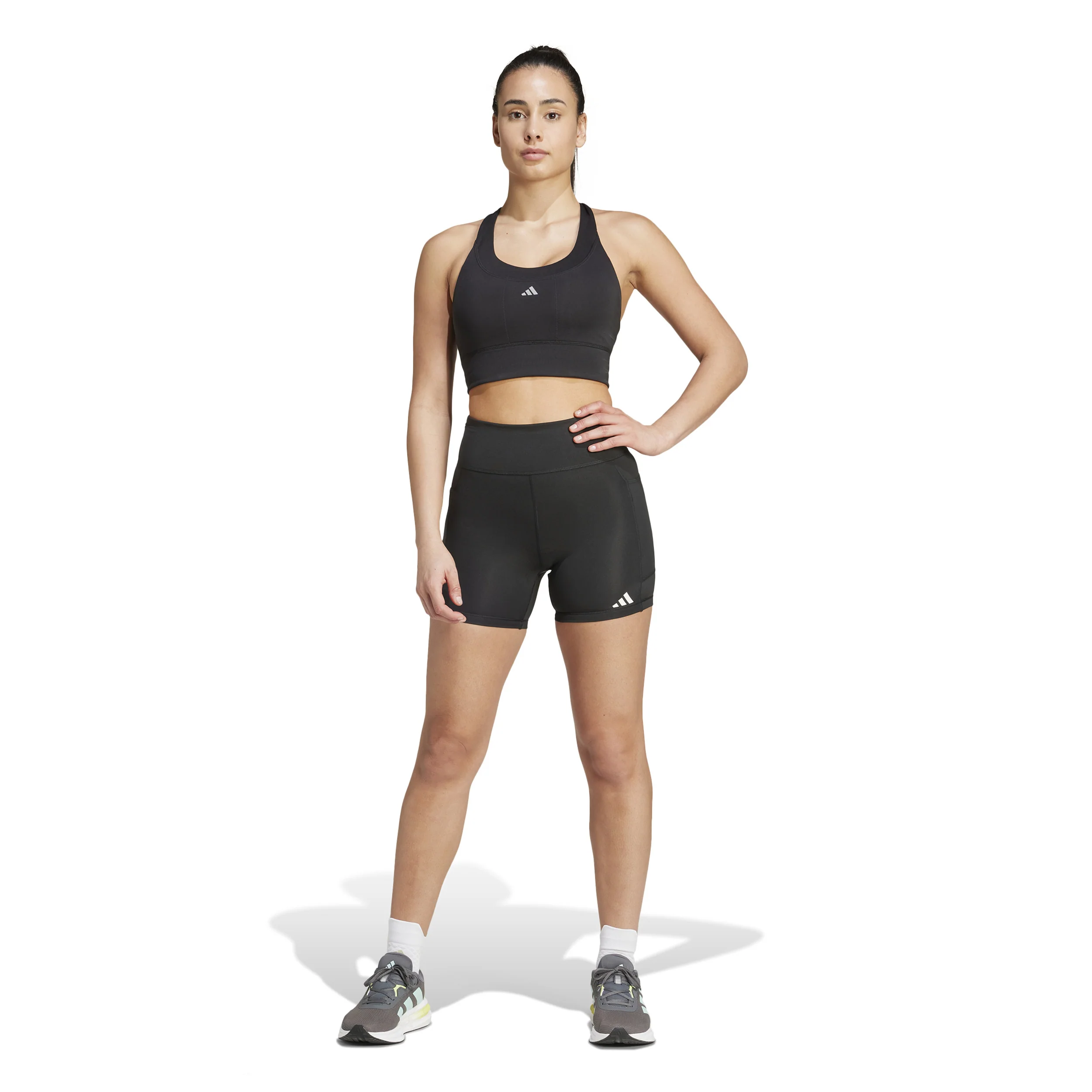 Own The Run 5in Lauftight Damen-Schwarz - Image 5