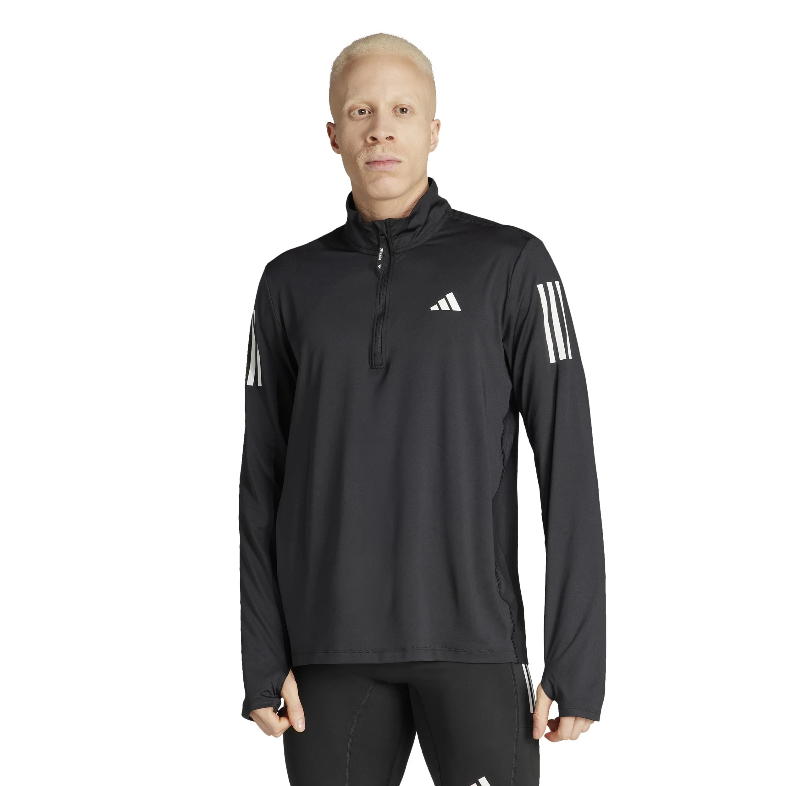 Own the Run Half-Zip Laufshirt - schwarz - Image 2