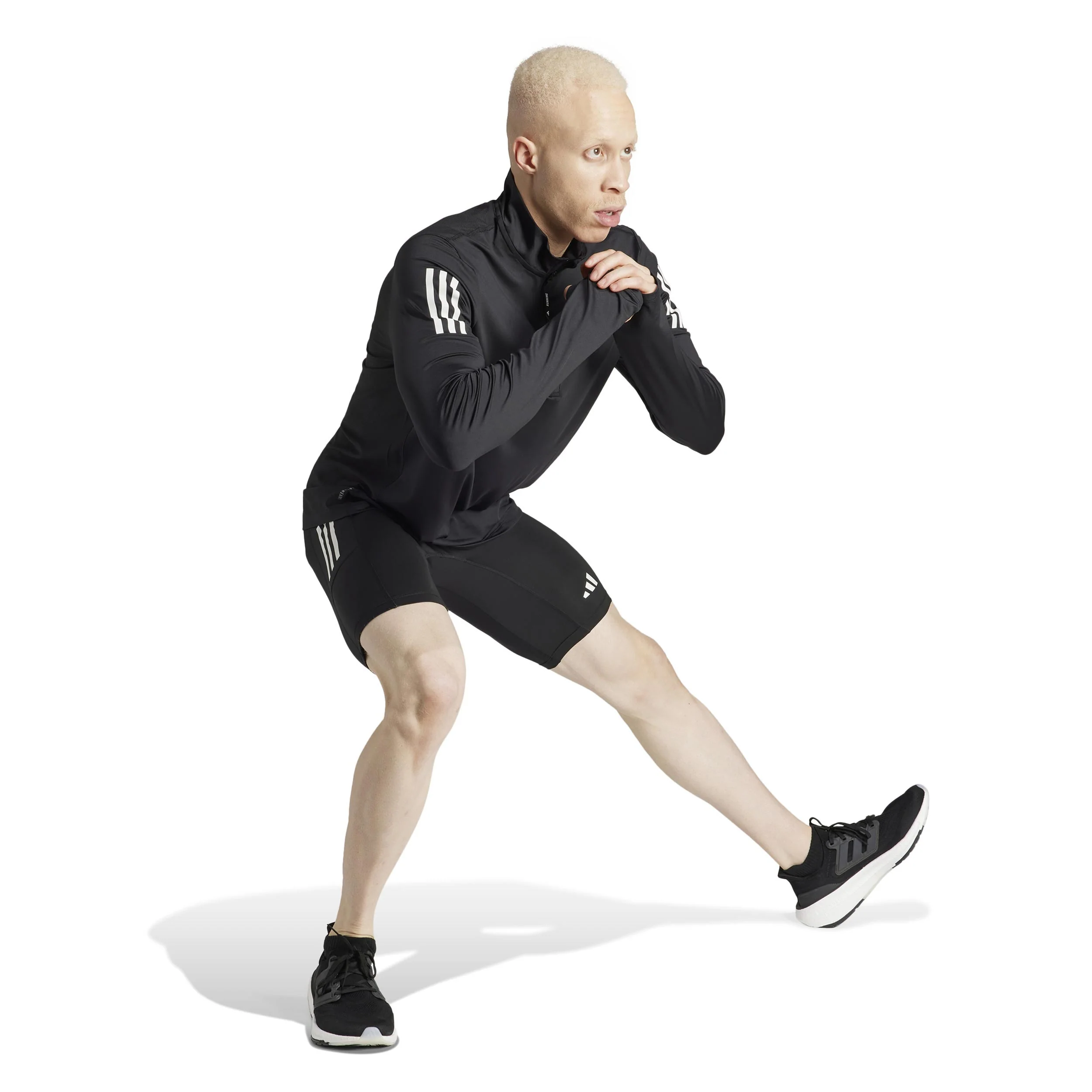 Own the Run Half-Zip Laufshirt - schwarz - Image 4