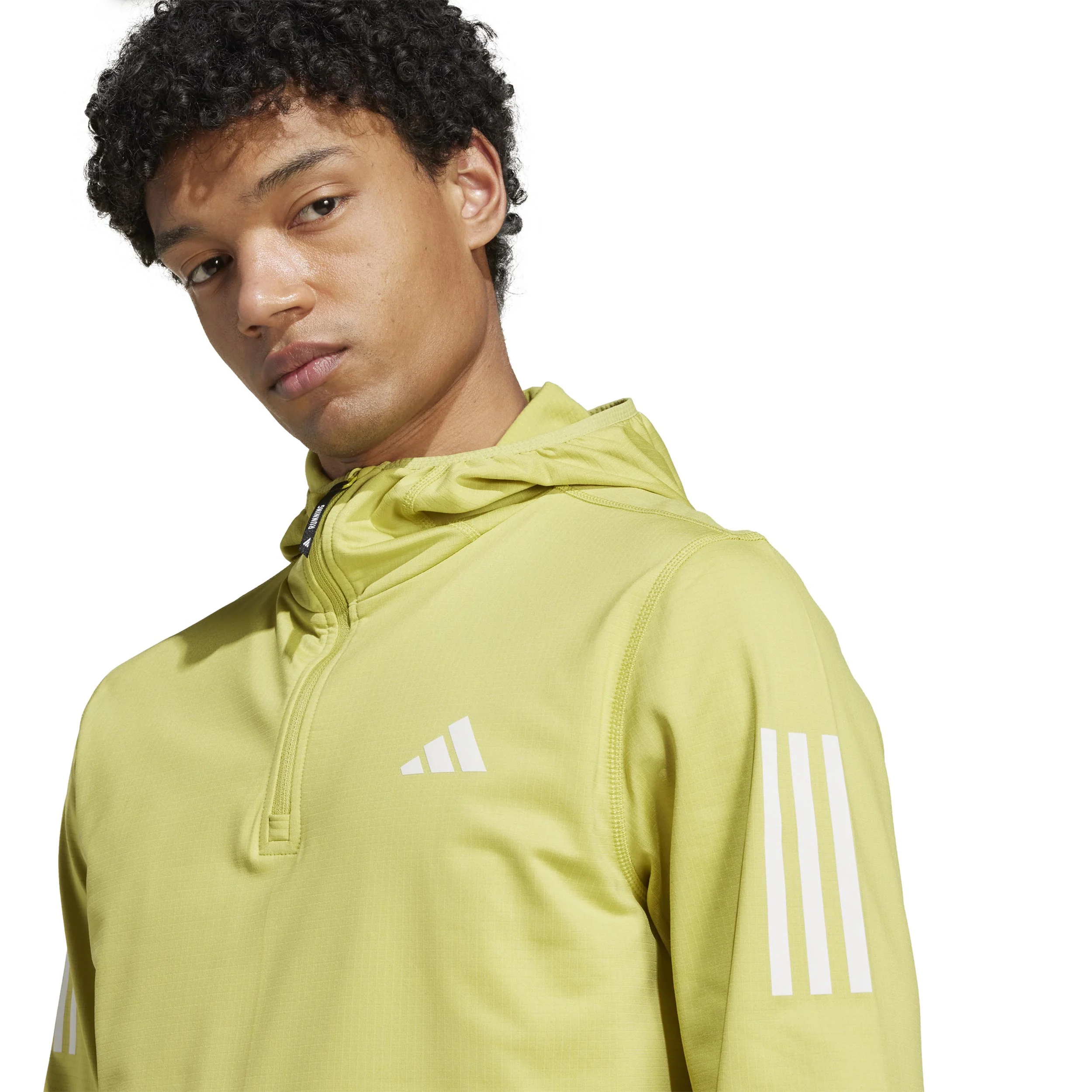 Own the Run Winter Half-Zip Laufshirt Herren-gelb - Image 5