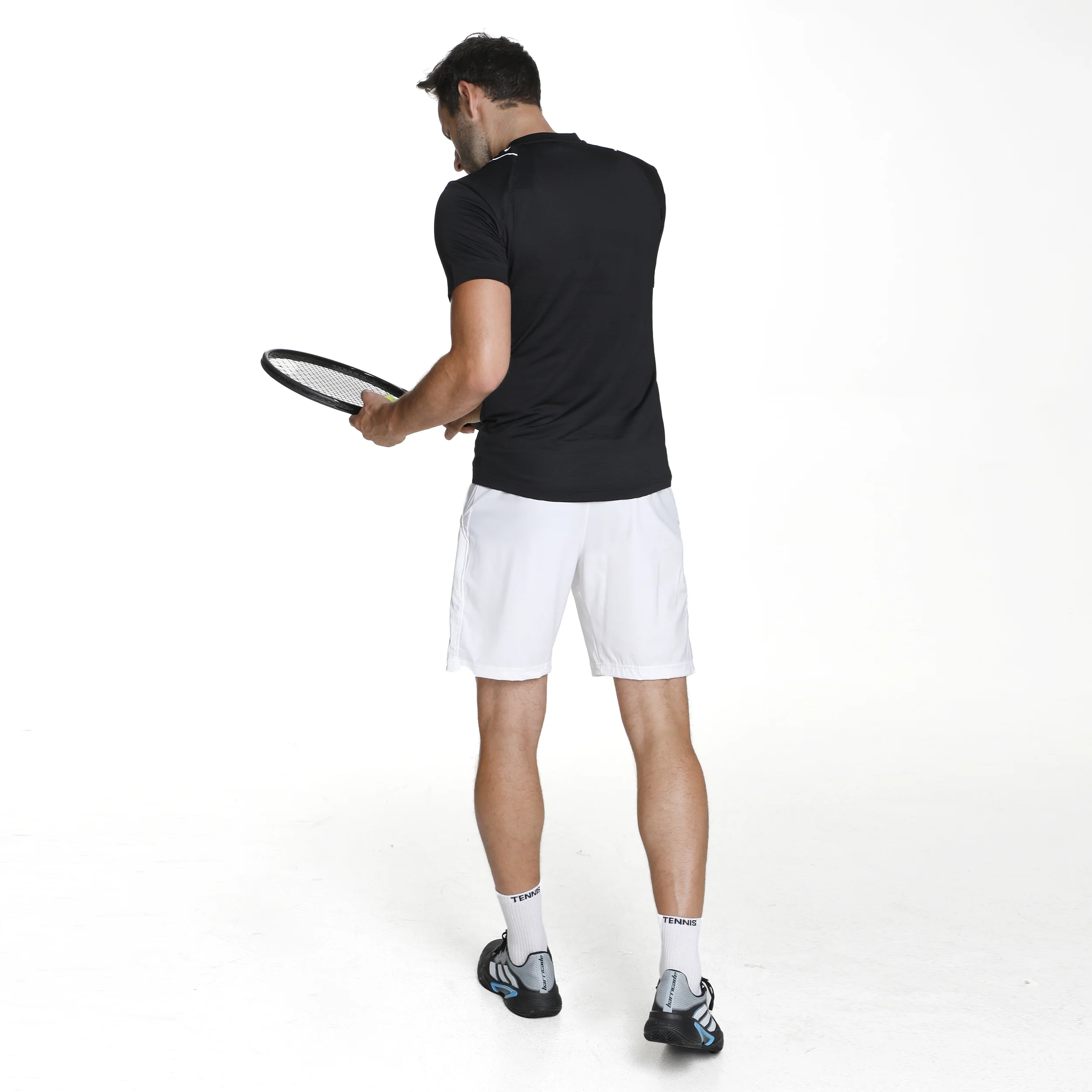 Paris Ergo Shorts Herren-Weiß,Grau - Image 7