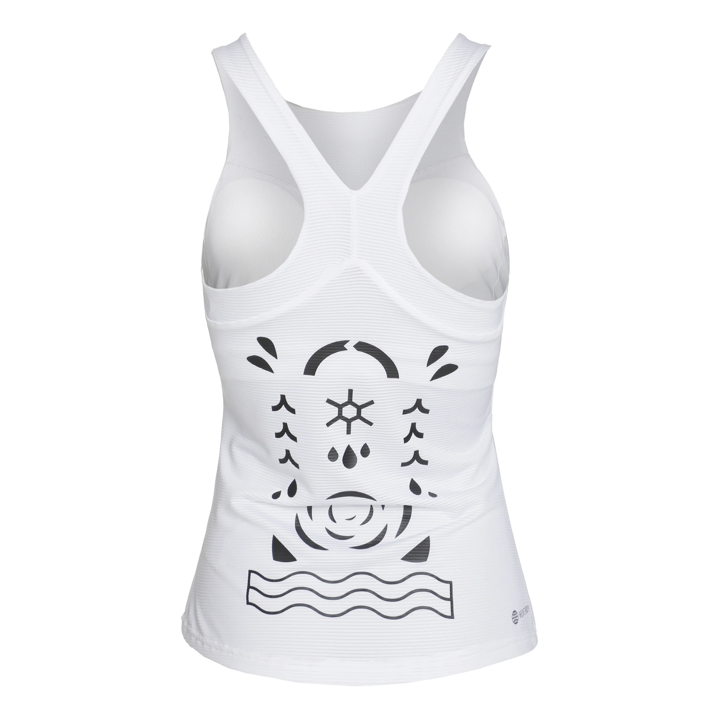 Paris Y Tank-Top Damen-Weiß - Image 2