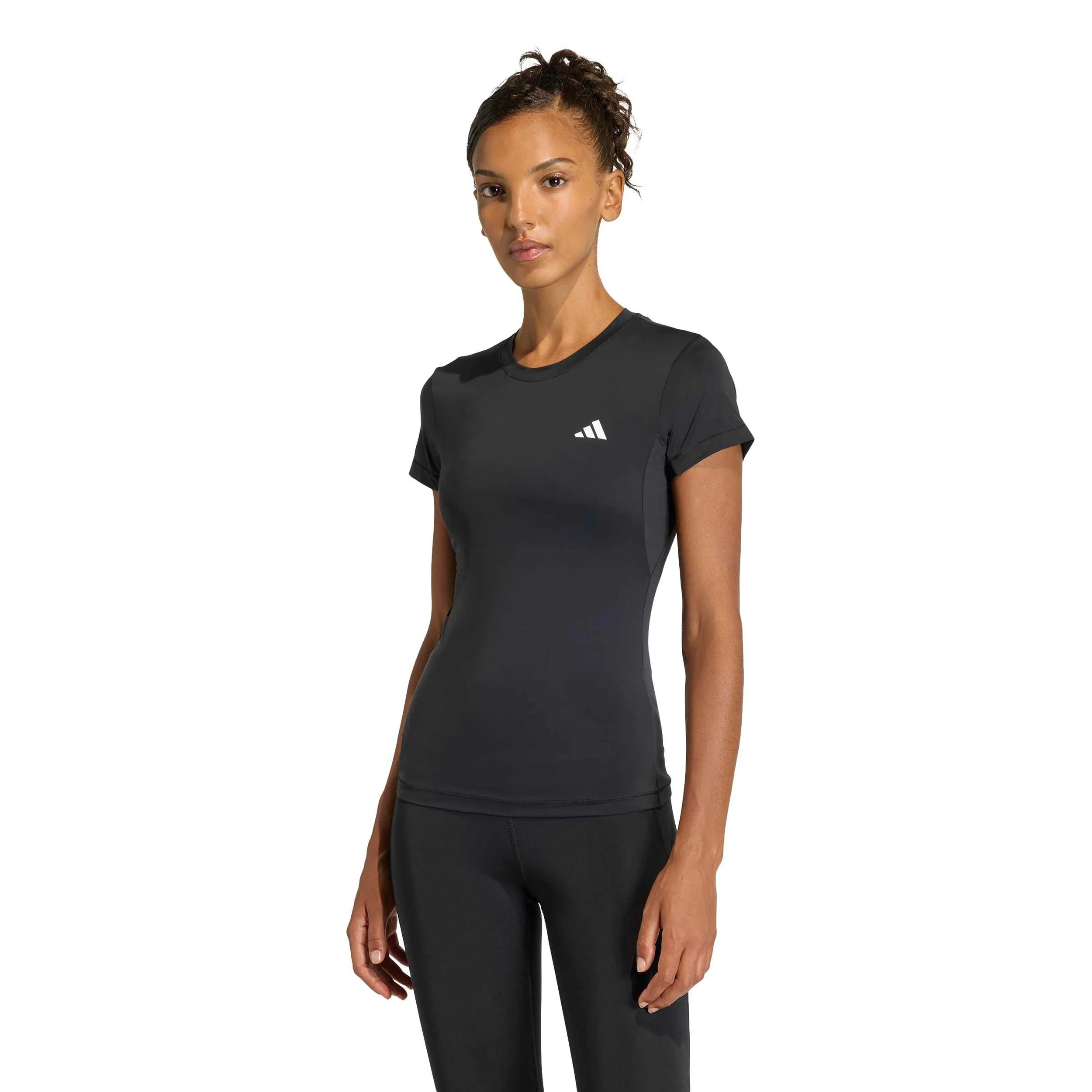 Power Essentials T-Shirt Damen-schwarz - Image 2