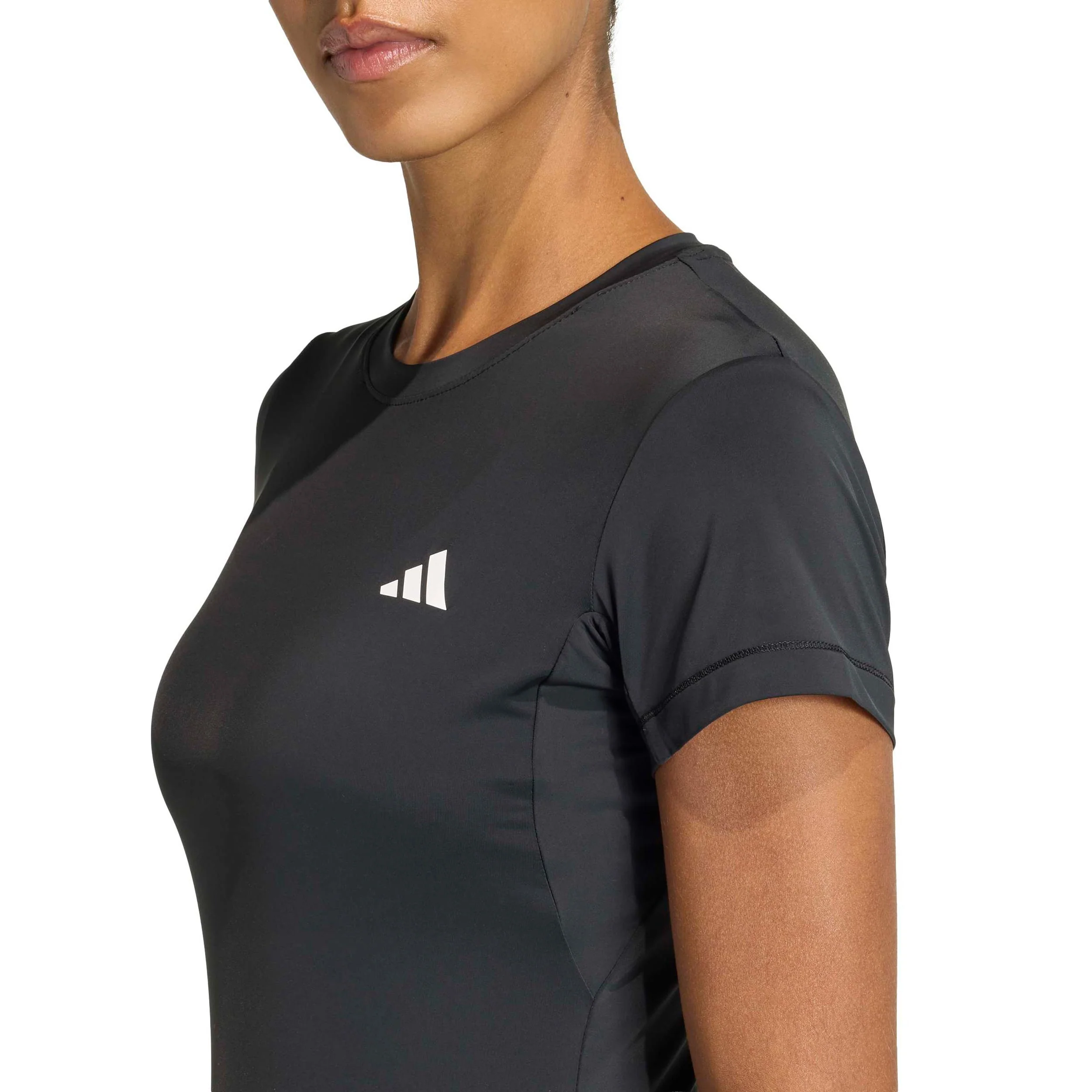 Power Essentials T-Shirt Damen-schwarz - Image 5