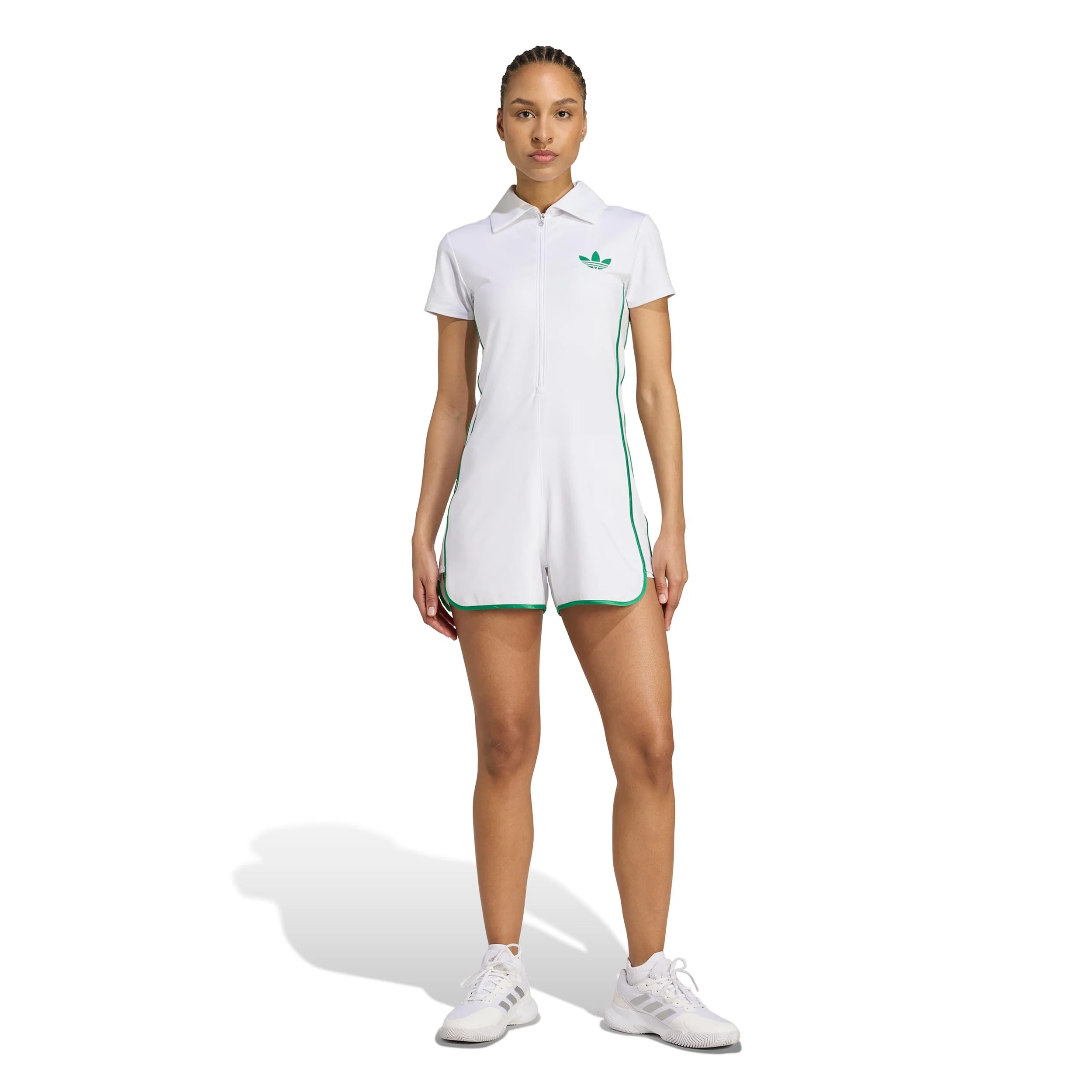 Pro Jumpsuit Damen-Weiß,Grün - Image 3