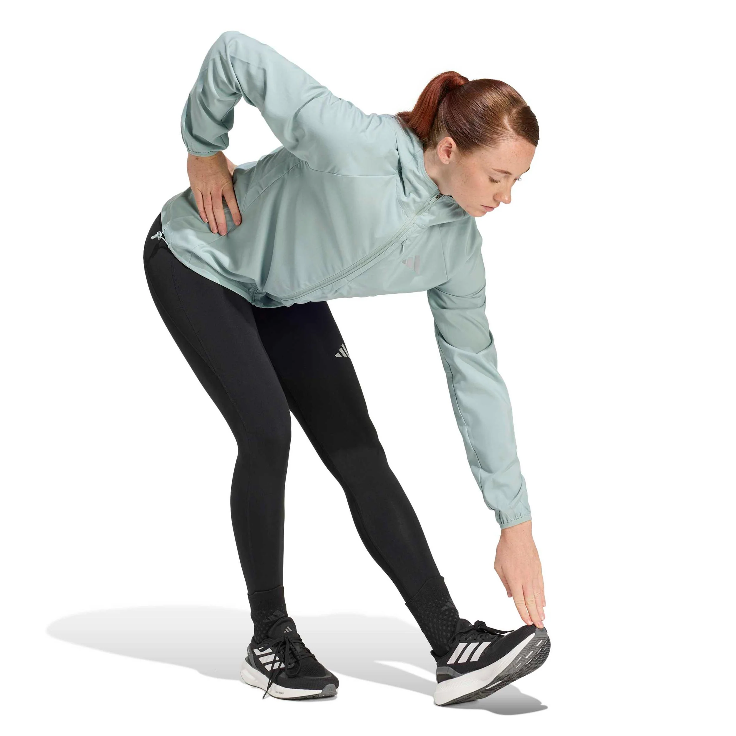 Run Essential  Laufjacke Damen-mint - Image 4