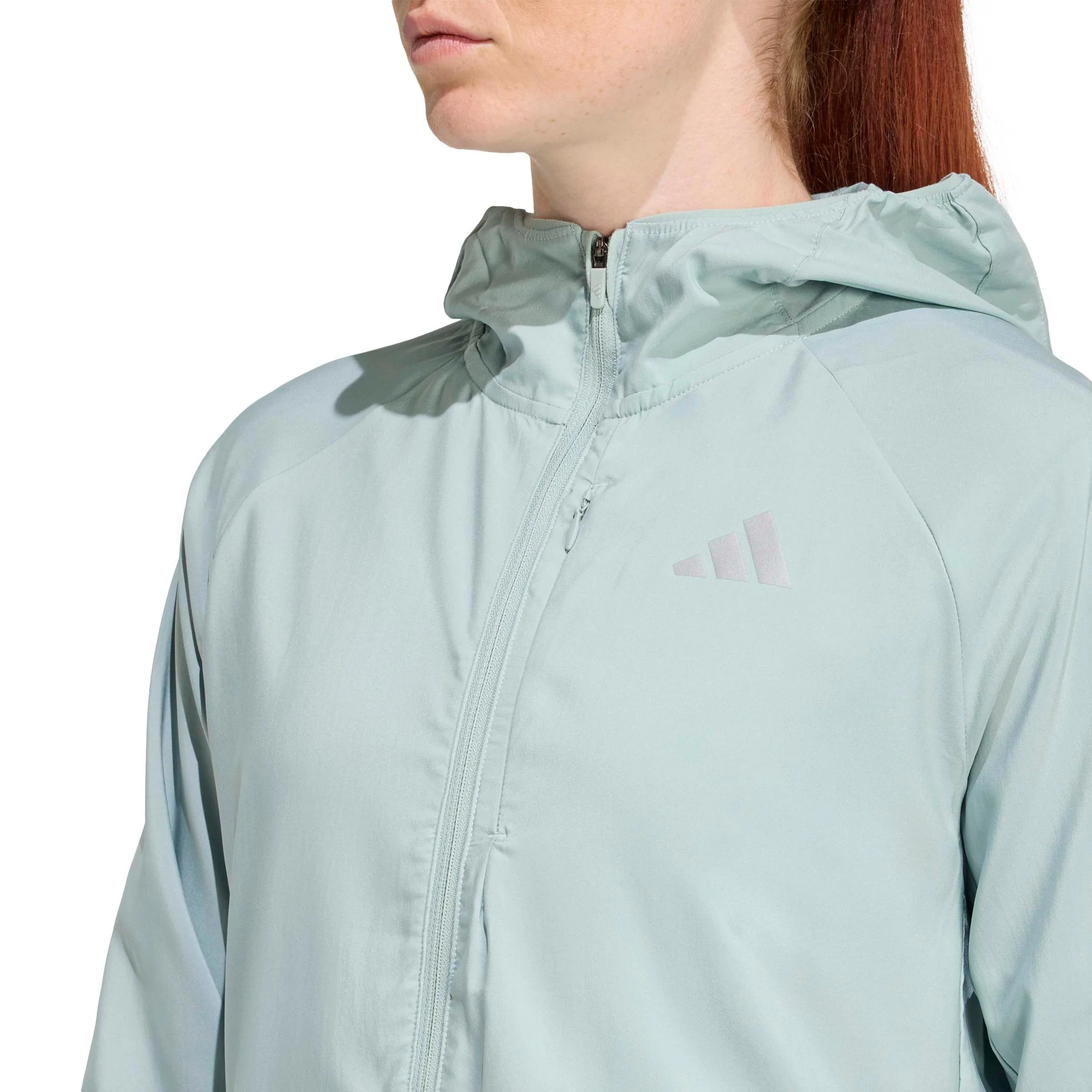 Run Essential  Laufjacke Damen-mint - Image 5