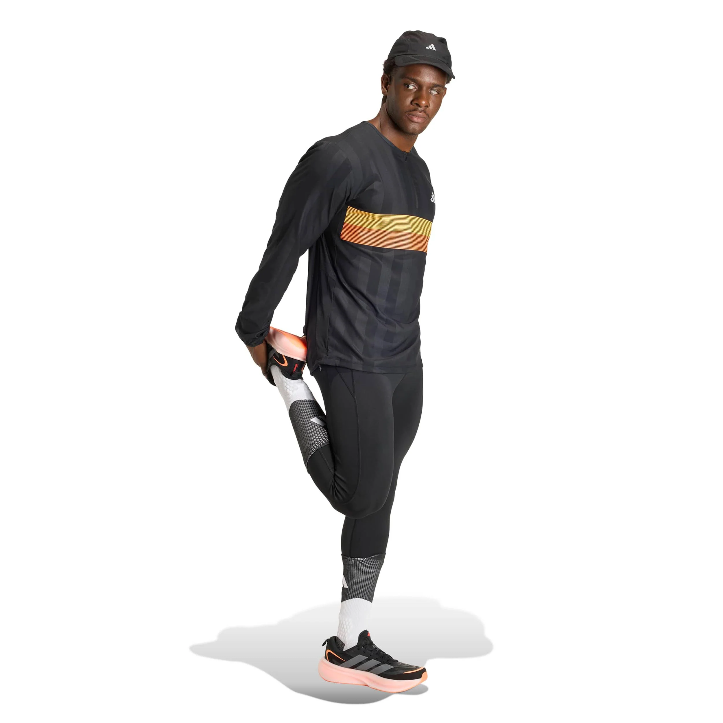 Run Essential  Lauftight Herren-schwarz - Image 4