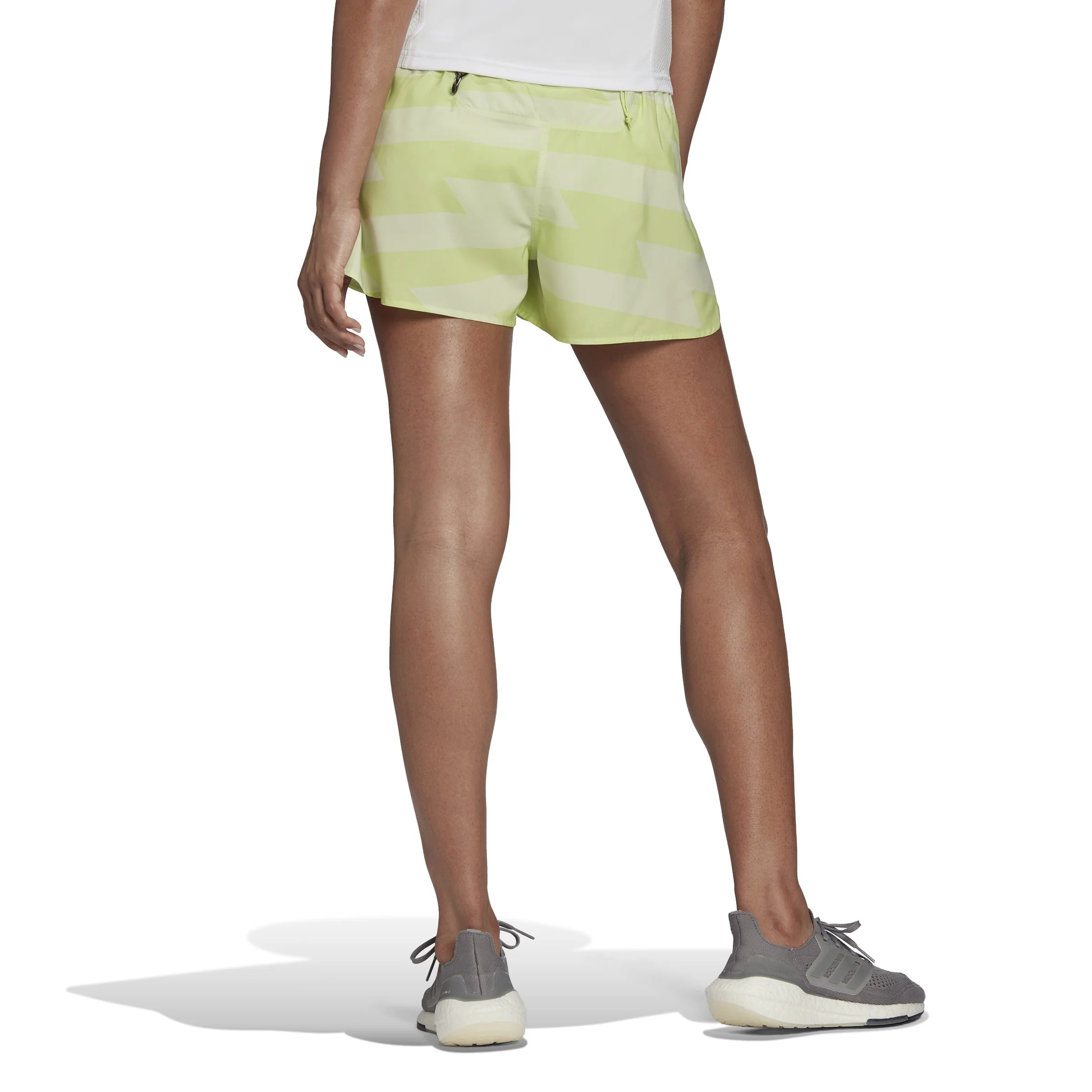 Runfast Split 3in Shorts Damen - limette, - Image 3