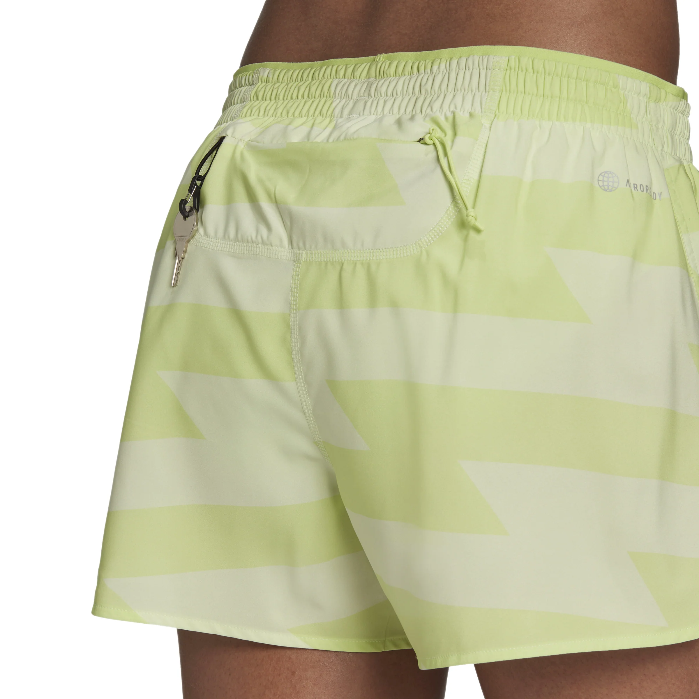 Runfast Split 3in Shorts Damen - limette, - Image 4