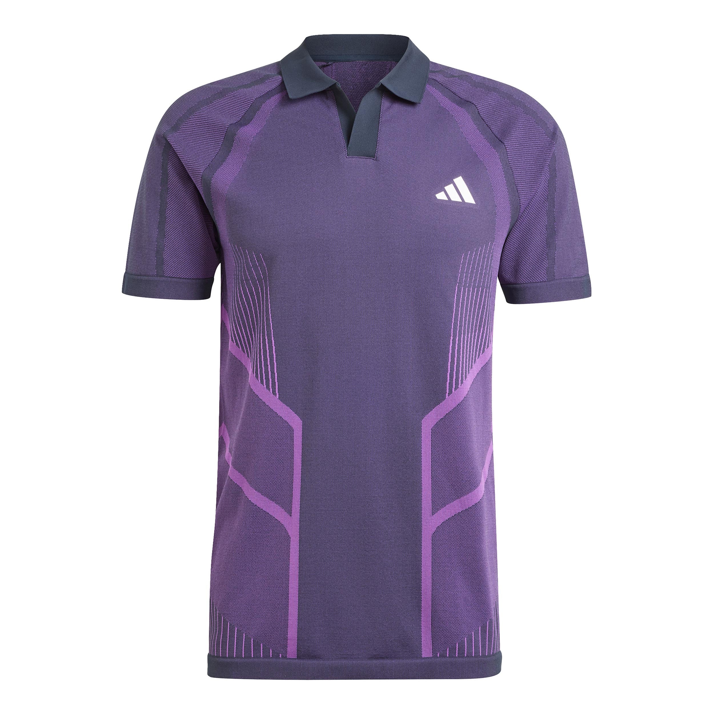 Seamless Pro Polo Herren-Lila,Berry