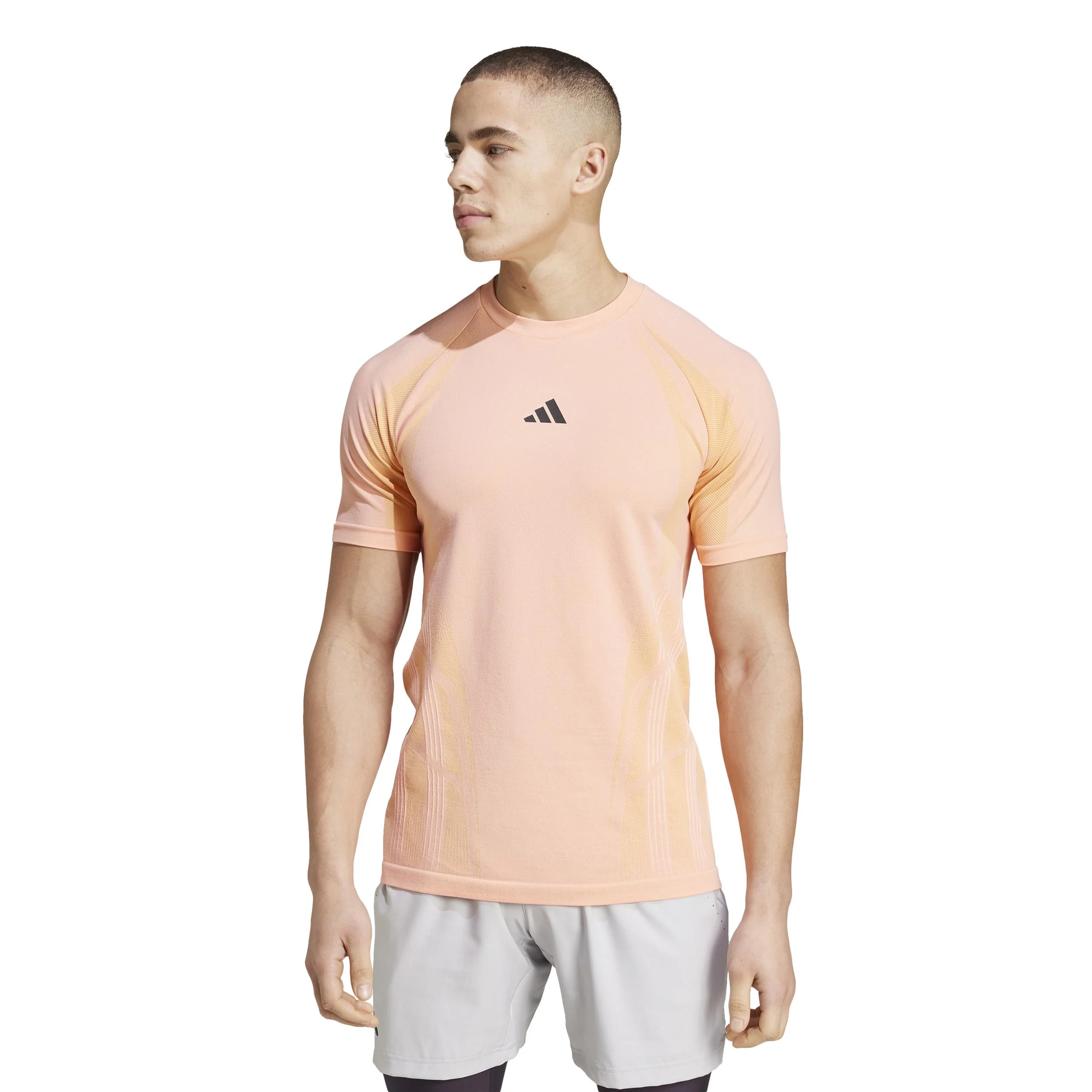 Seamless Pro T-Shirt Herren-Apricot - Image 2