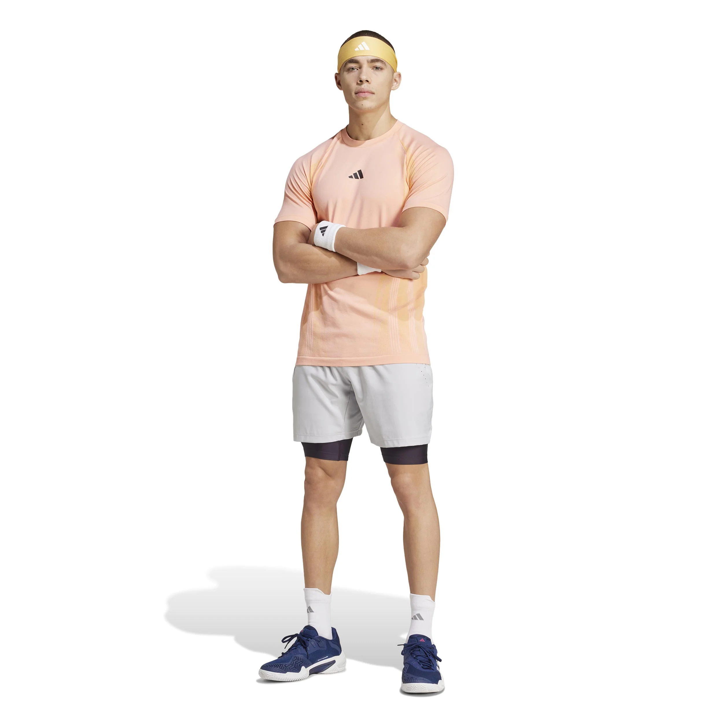 Seamless Pro T-Shirt Herren-Apricot - Image 3