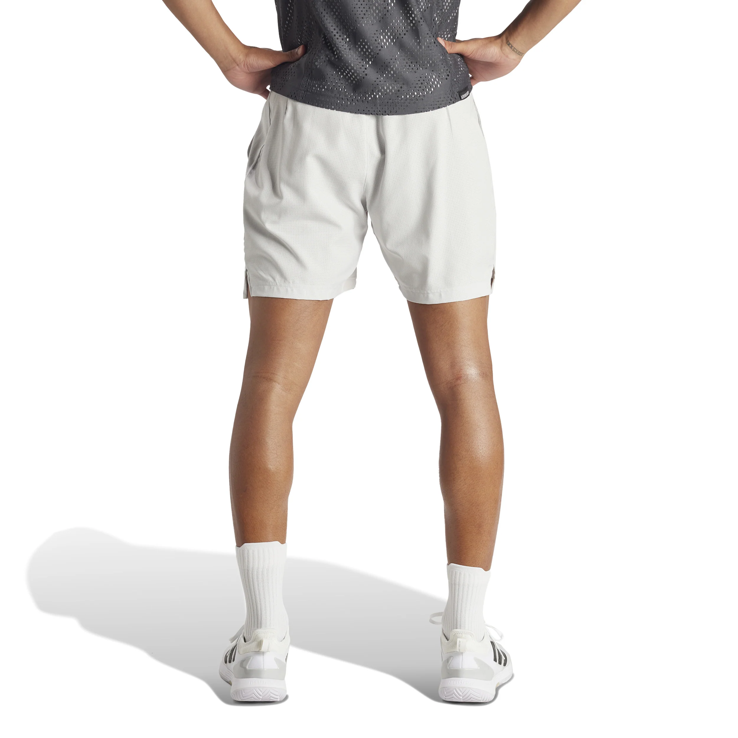 Set With Tight 7in Shorts Herren-Hellgrau,Schwarz - Image 3