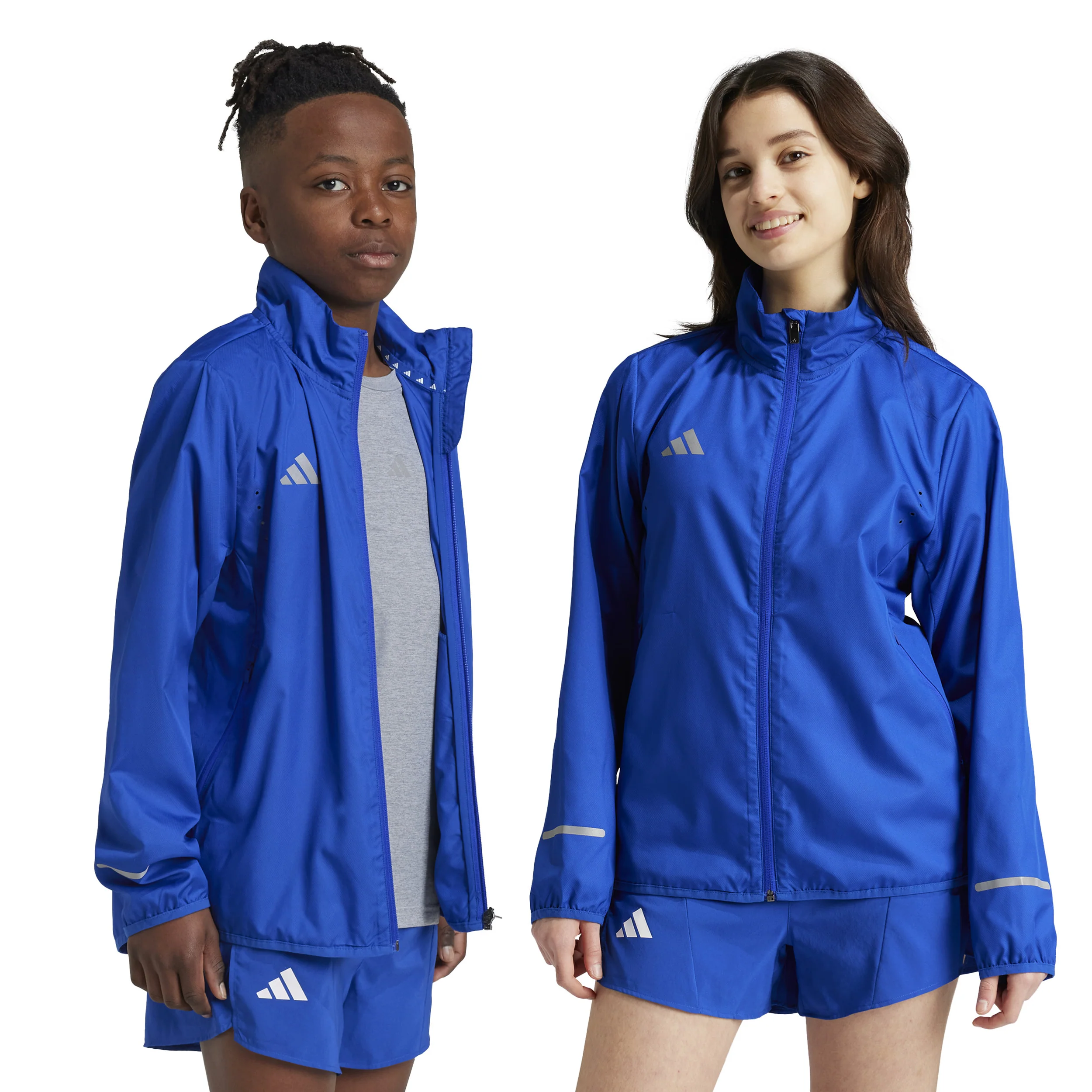 Teamwear WindReady Laufjacke Kinder-Blau - Image 5
