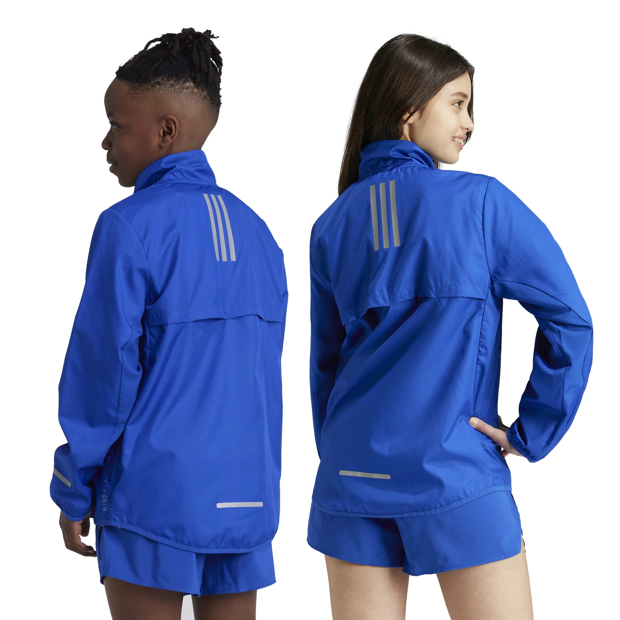 Teamwear WindReady Laufjacke Kinder-Blau - Image 6