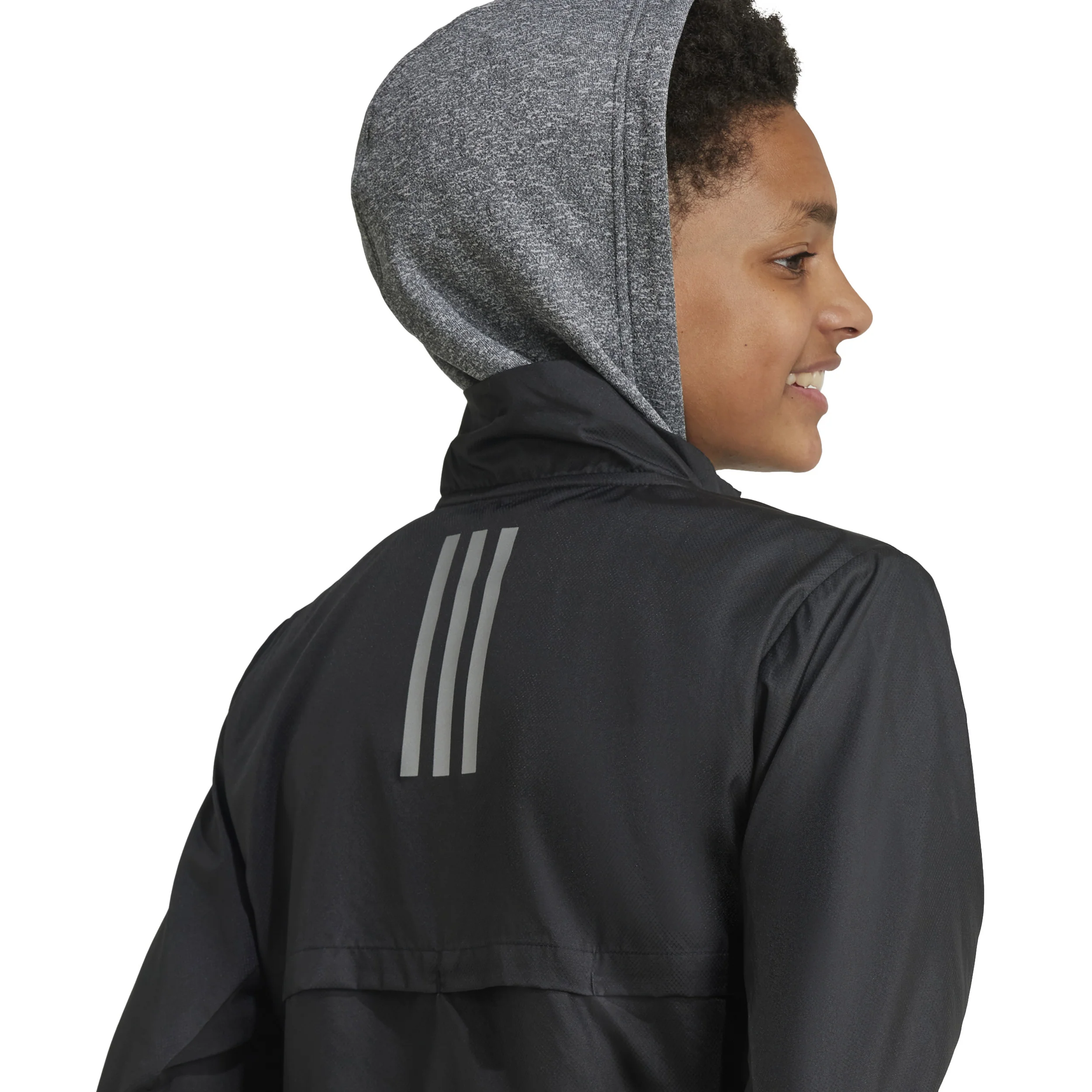 Teamwear WindReady Laufjacke Kinder-Schwarz - Image 5