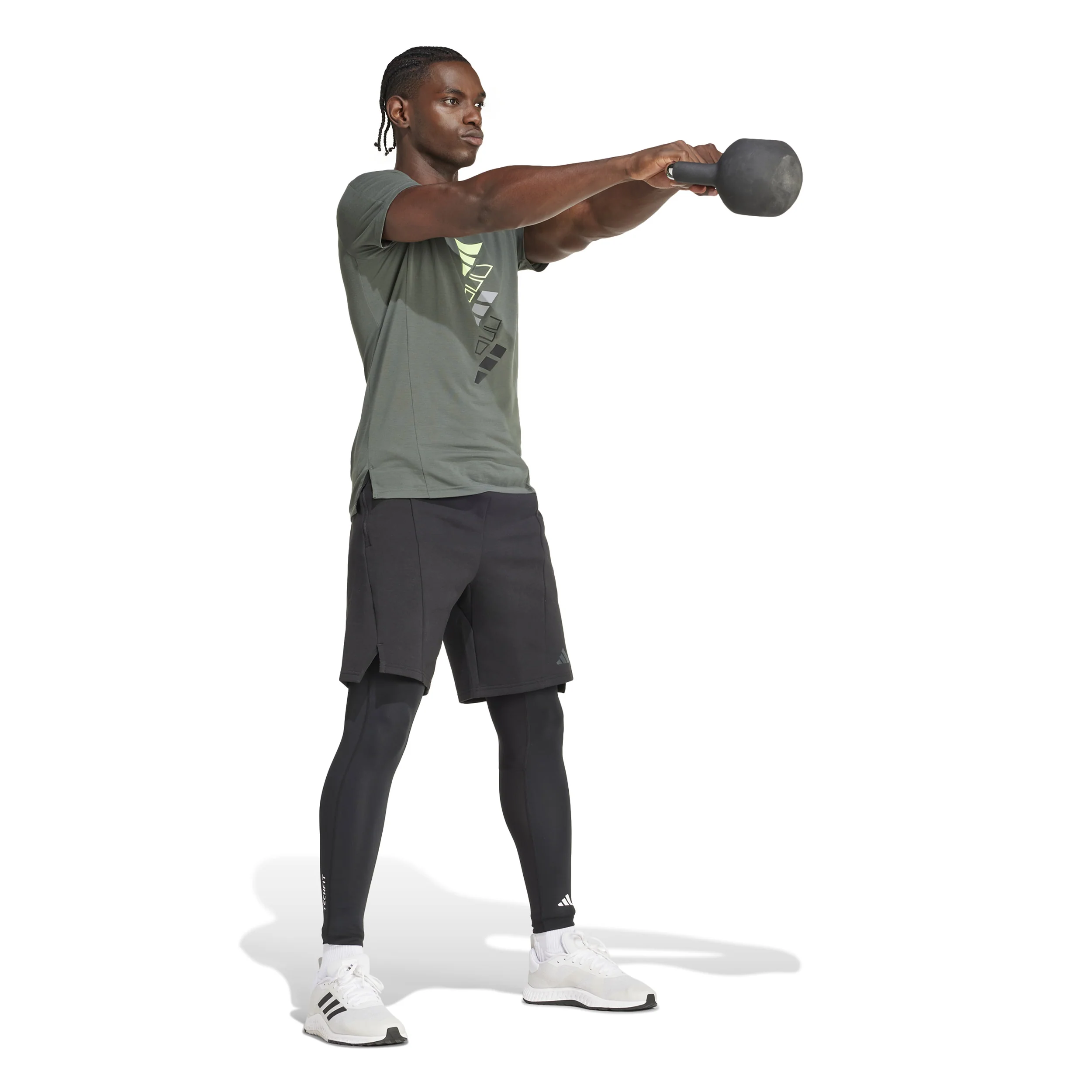 TechFit Compression Training Tight Herren-Schwarz - Image 4