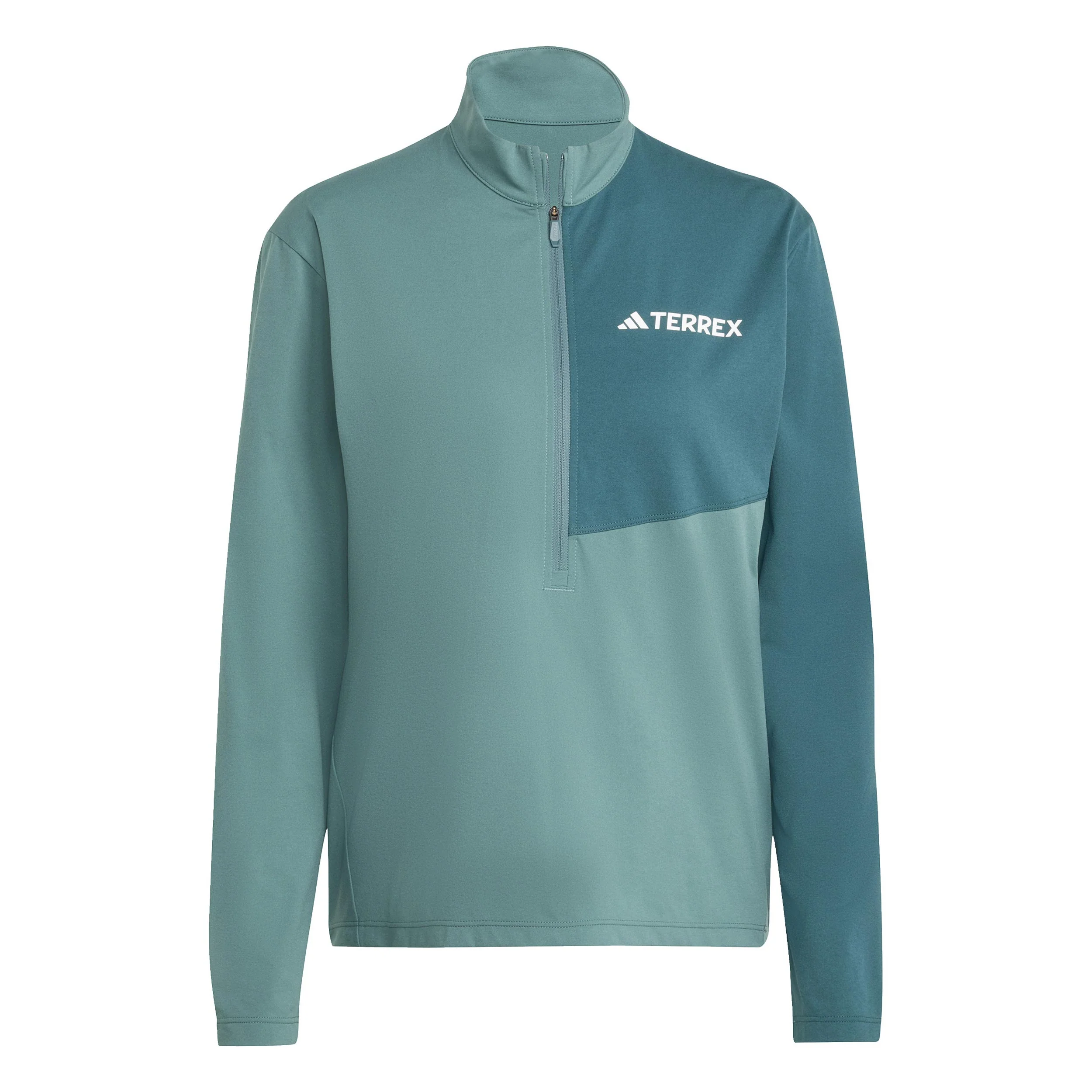 Terrex MT Half-Zip Laufshirt Damen-Dunkelgrün,Grün