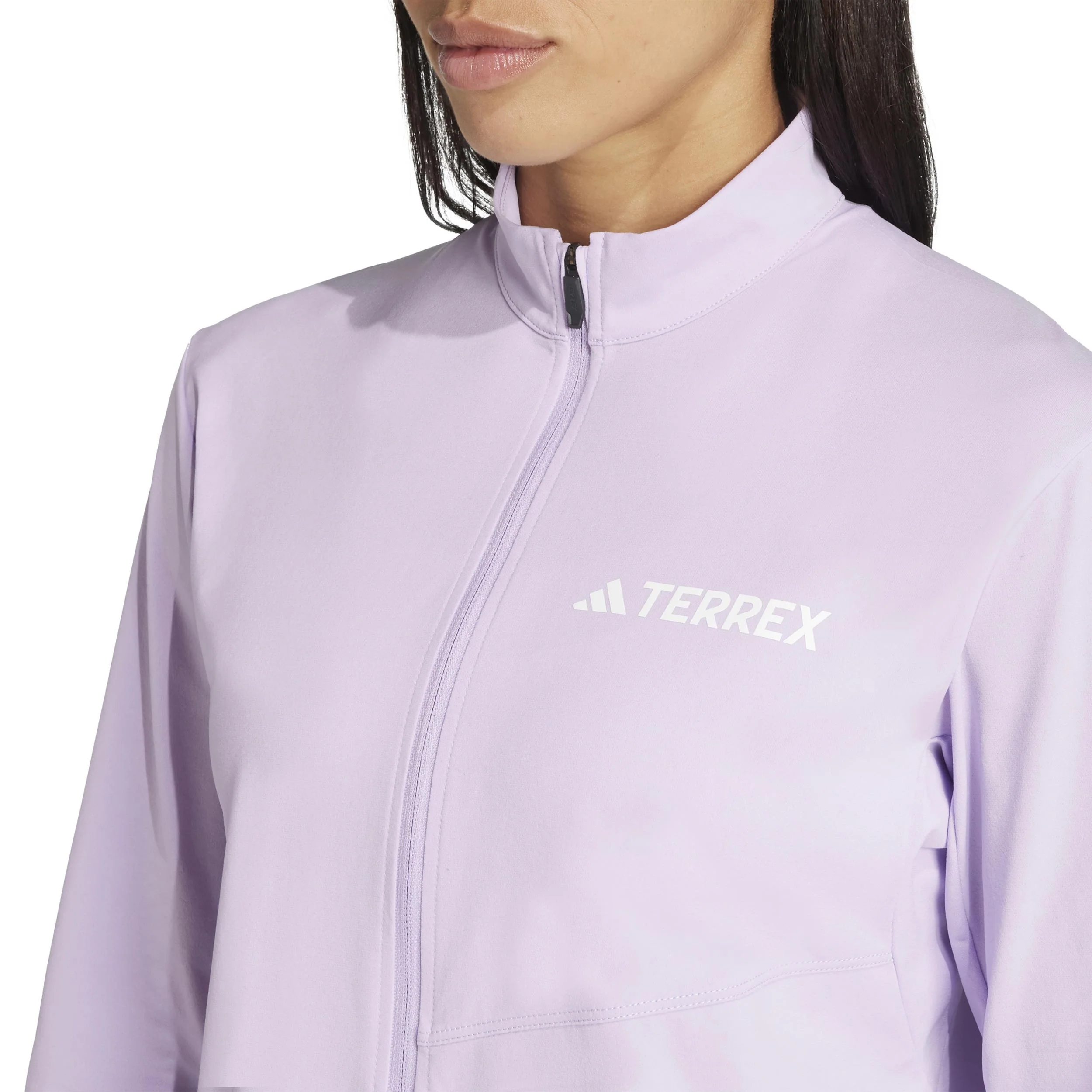 Terrex MT Half-Zip Laufshirt Damen-Flieder - Image 6