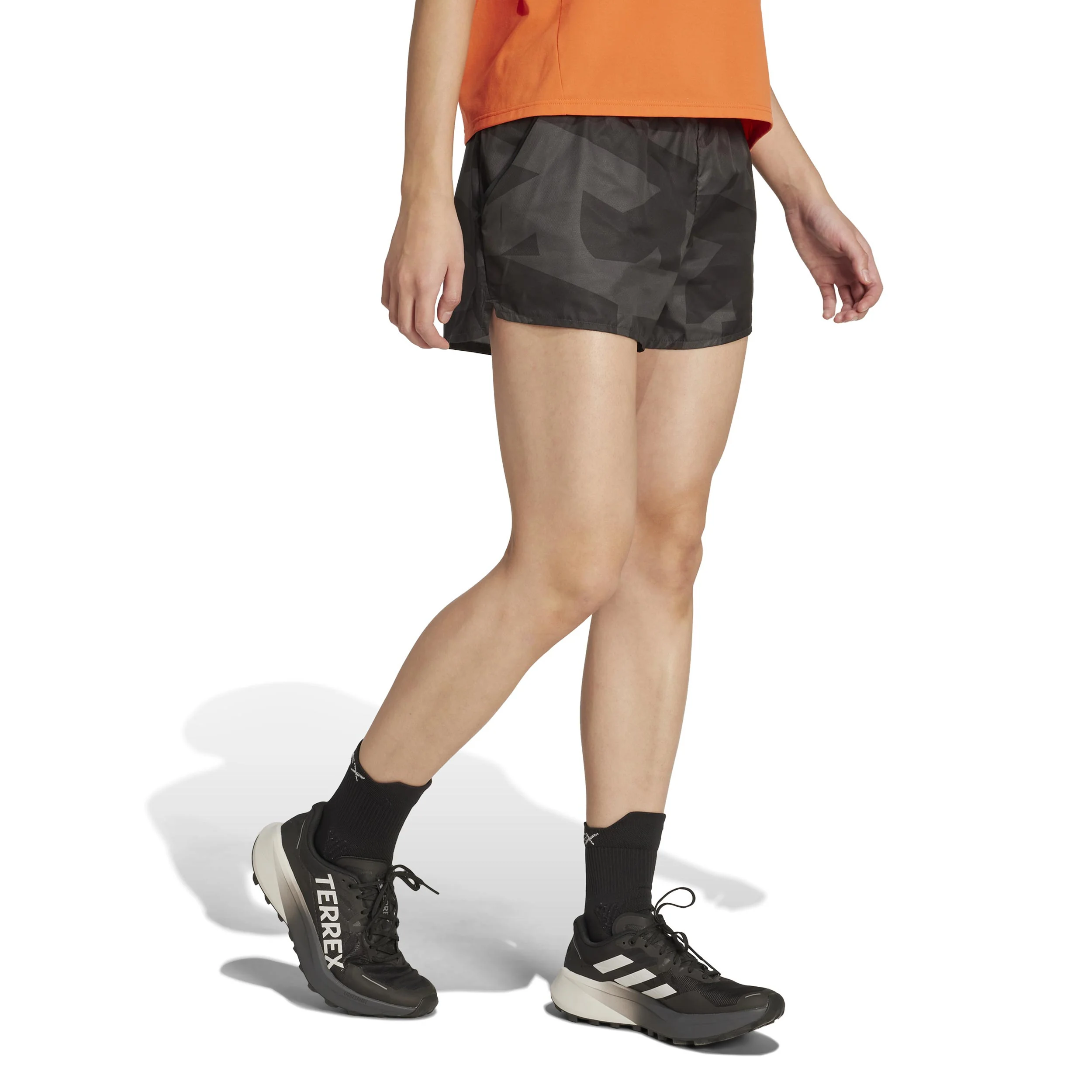 Terrex MT Light 3in Laufshorts Damen-Schwarz,Grau - Image 4