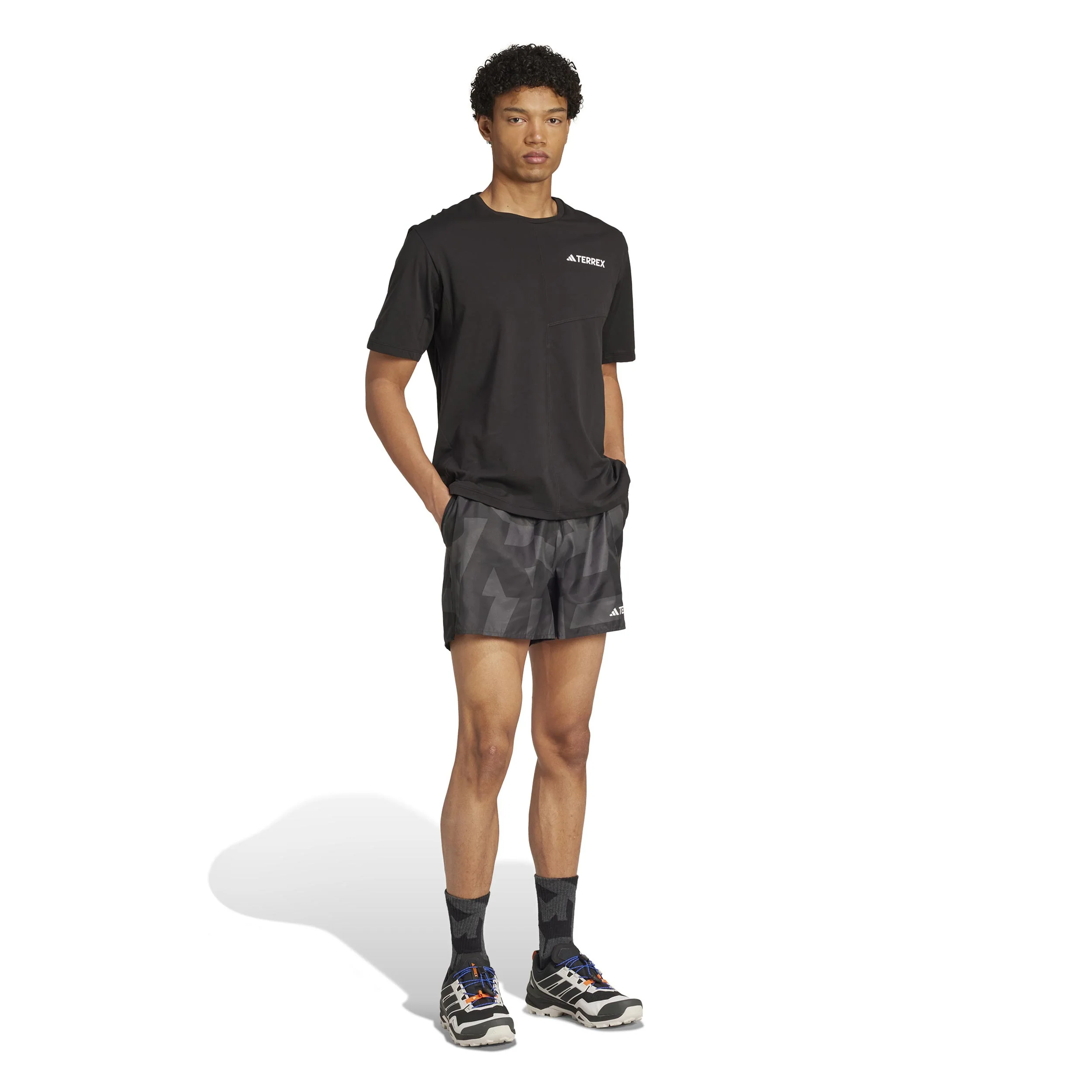 Terrex MT Light 5in Laufshorts Herren-Schwarz,Grau - Image 4