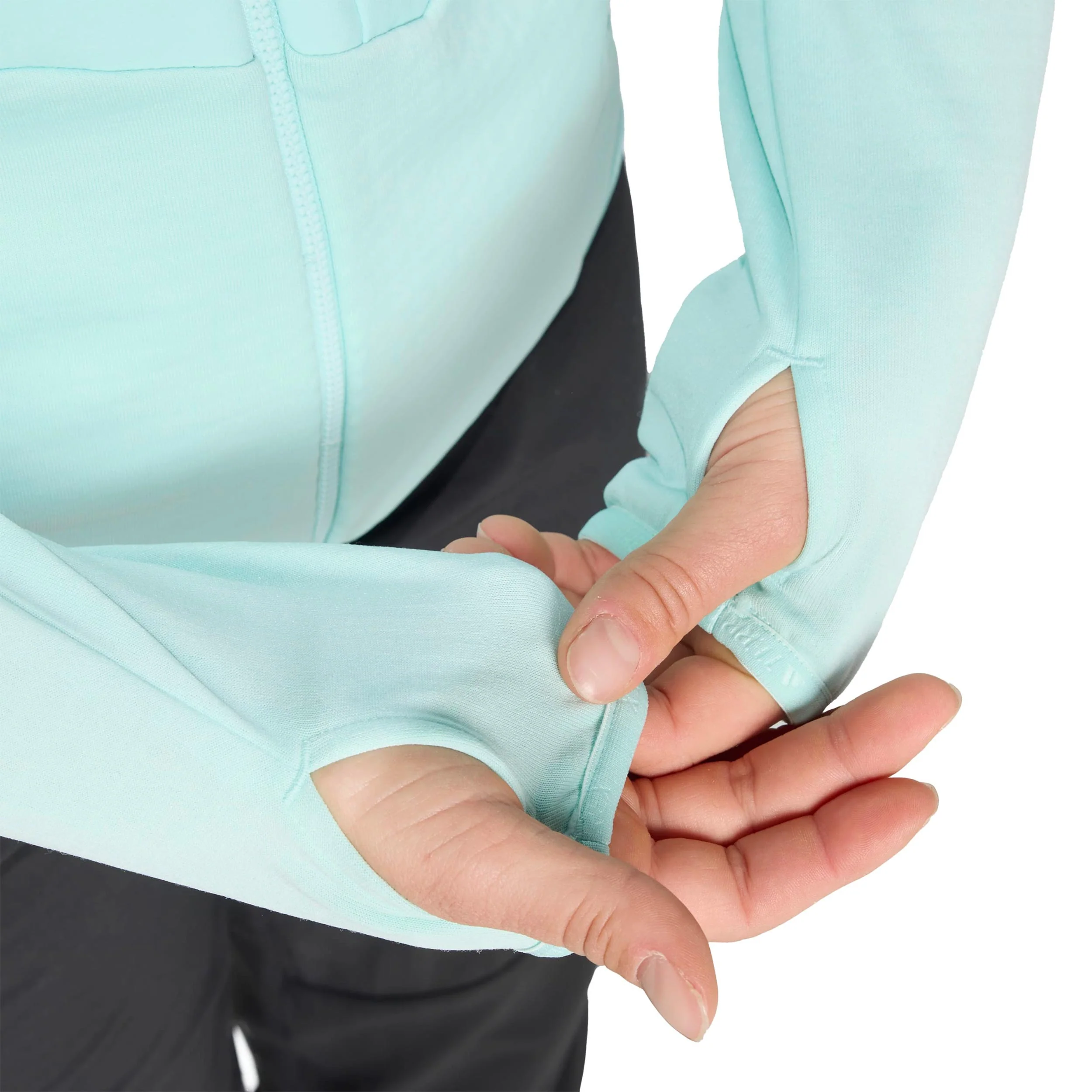 Terrex TRK ClimaWarm Fleece Laufjacke Damen-Türkis - Image 5