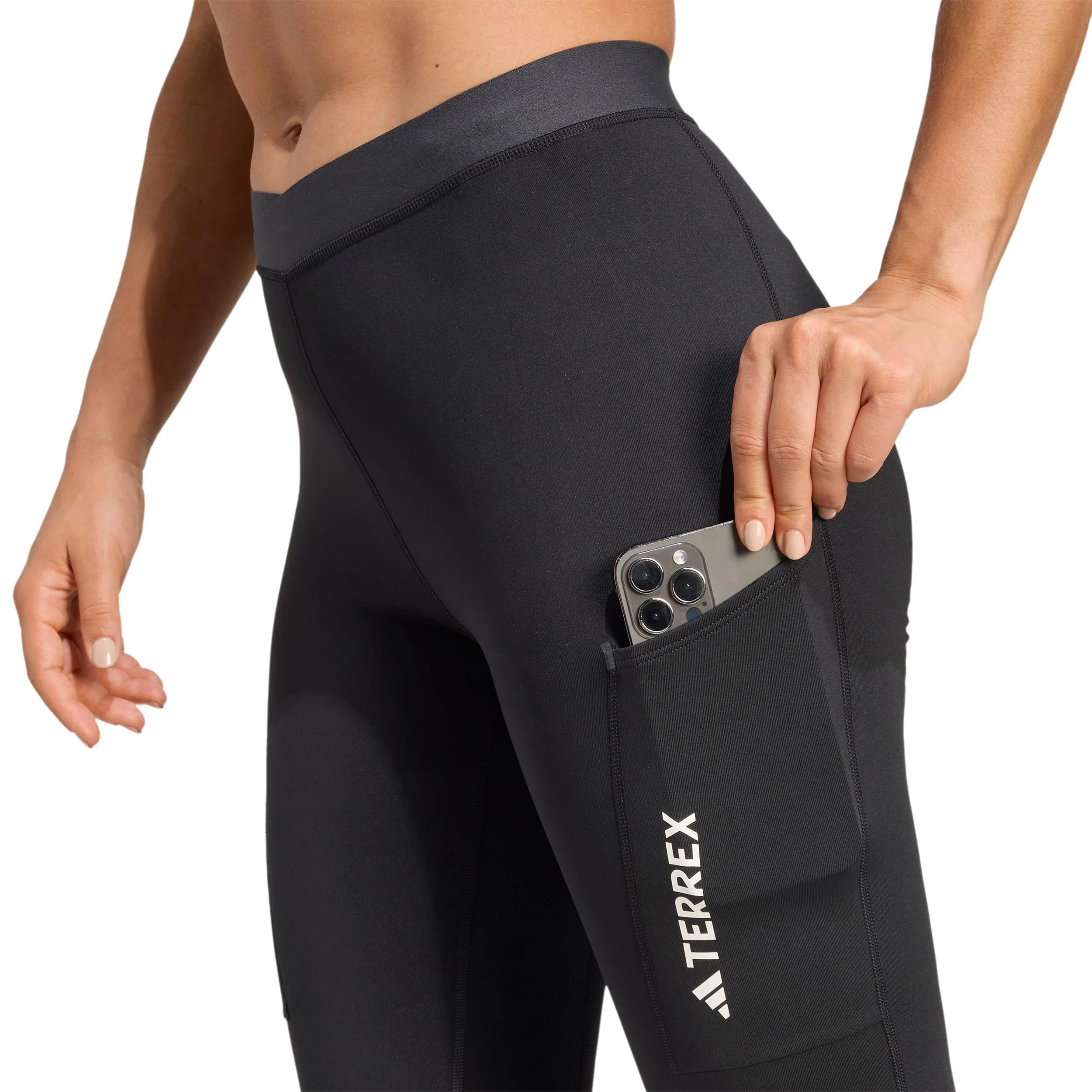 Terrex XPR Brushed Lauftight Damen-Schwarz - Image 6