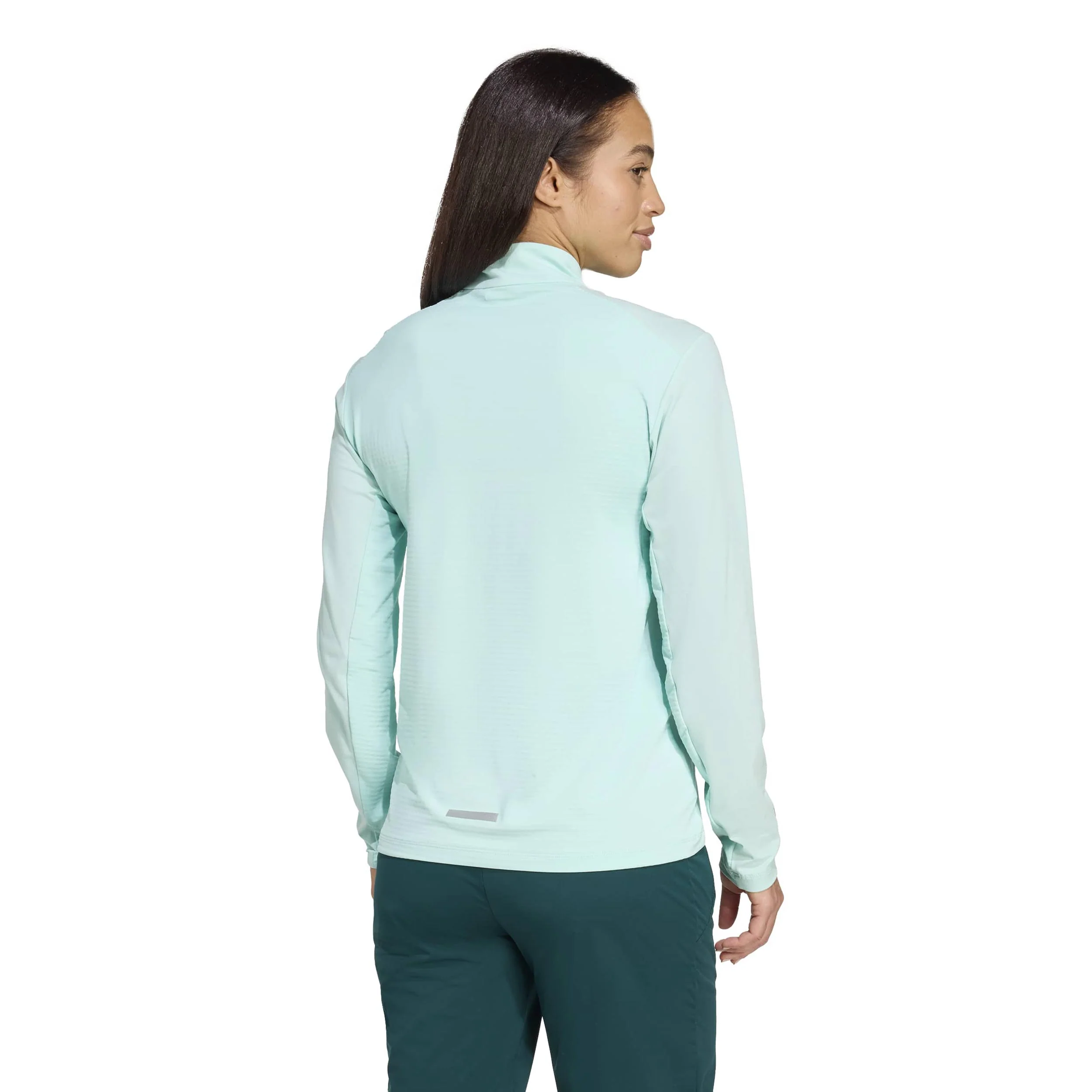 Terrex XPR Half-Zip Laufshirt Damen-Türkis - Image 3