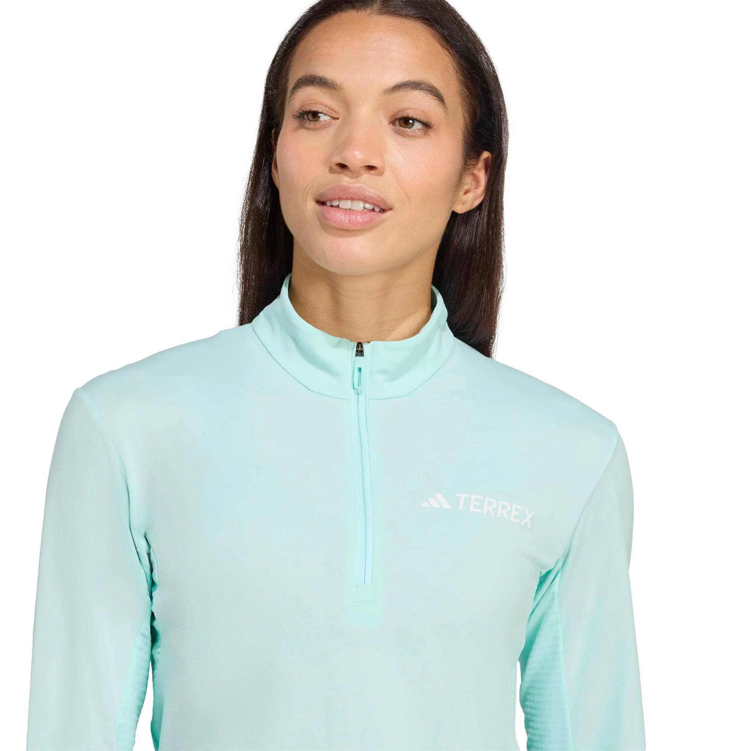 Terrex XPR Half-Zip Laufshirt Damen-Türkis - Image 7
